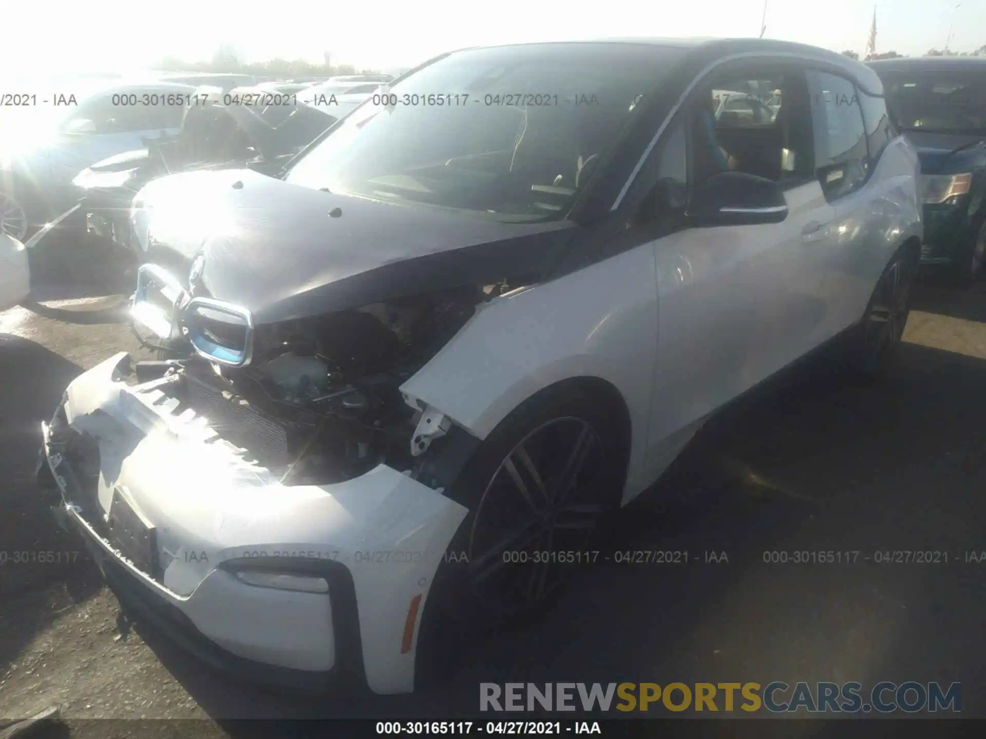 2 Photograph of a damaged car WBY8P2C07L7G77128 BMW I3 2020