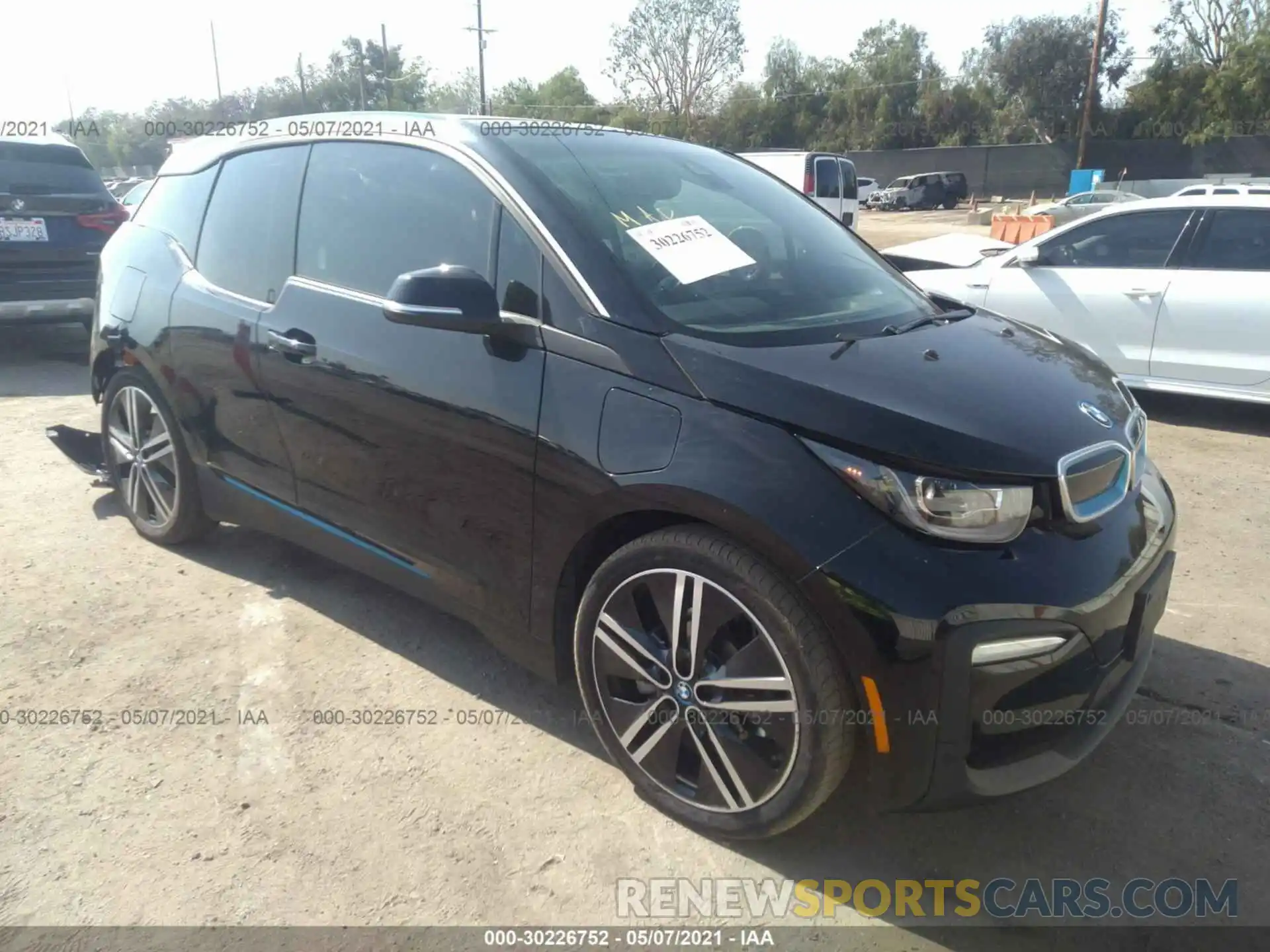 1 Photograph of a damaged car WBY8P4C04L7G71704 BMW I3 2020