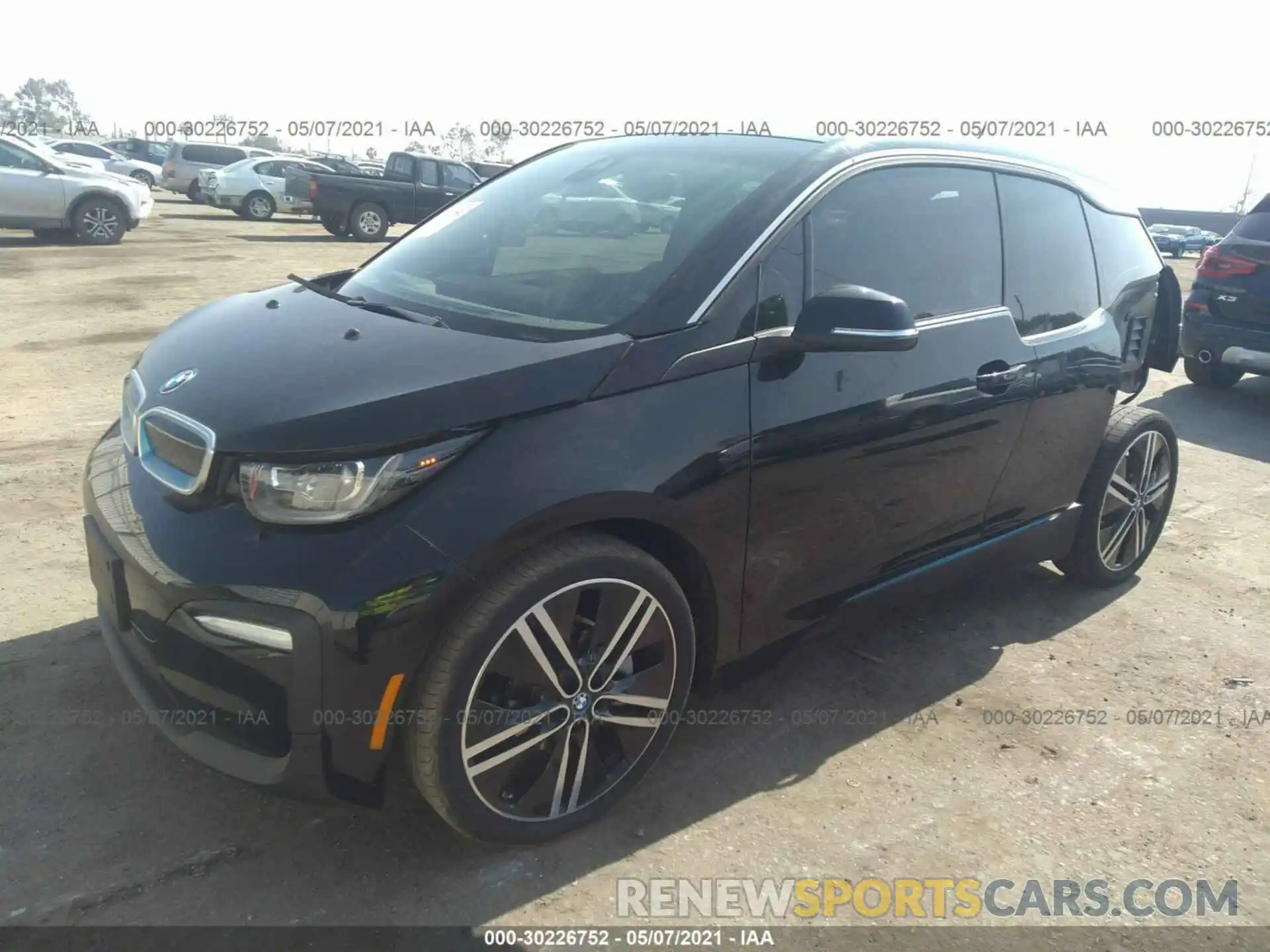 2 Photograph of a damaged car WBY8P4C04L7G71704 BMW I3 2020