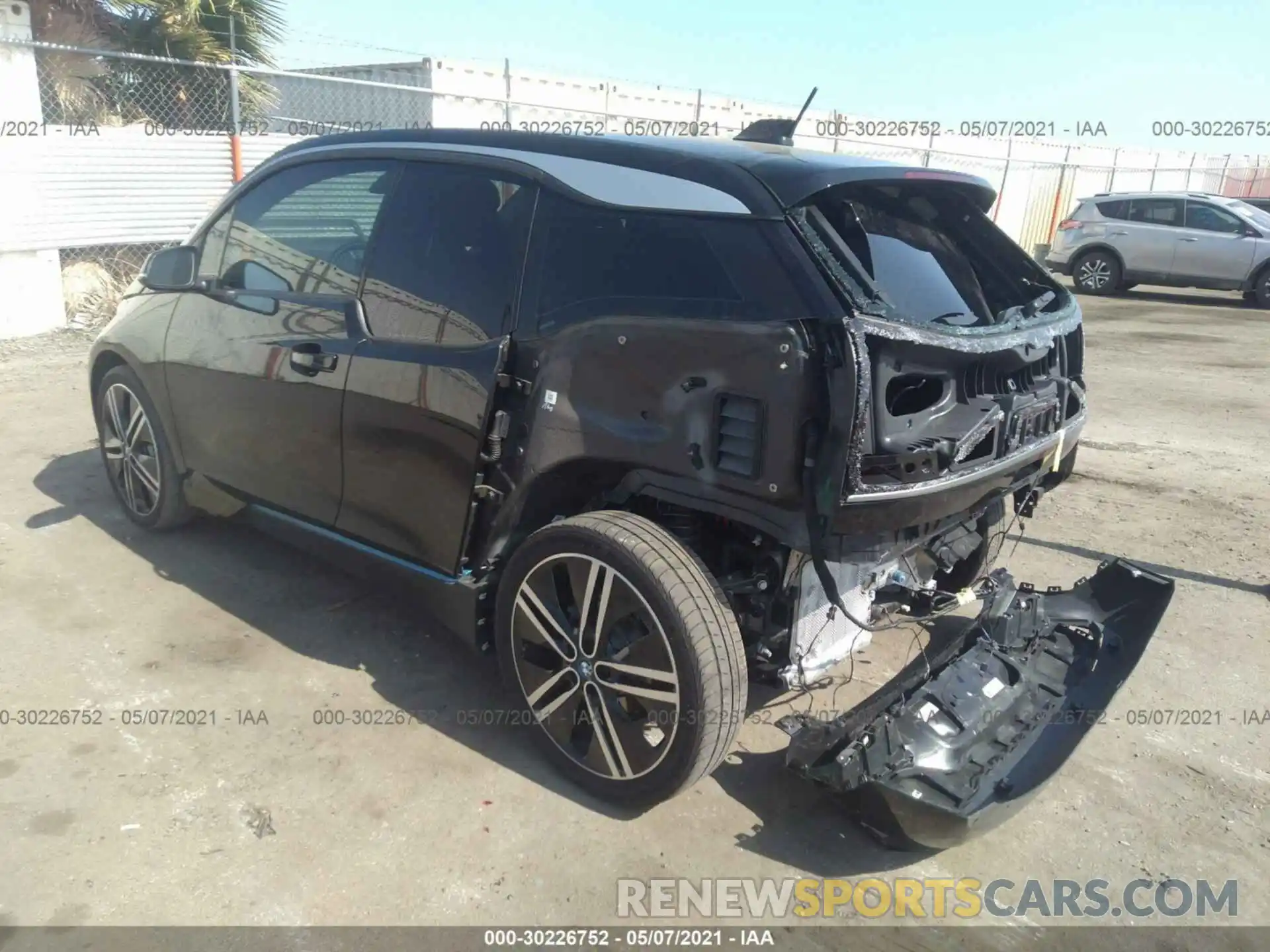 3 Photograph of a damaged car WBY8P4C04L7G71704 BMW I3 2020