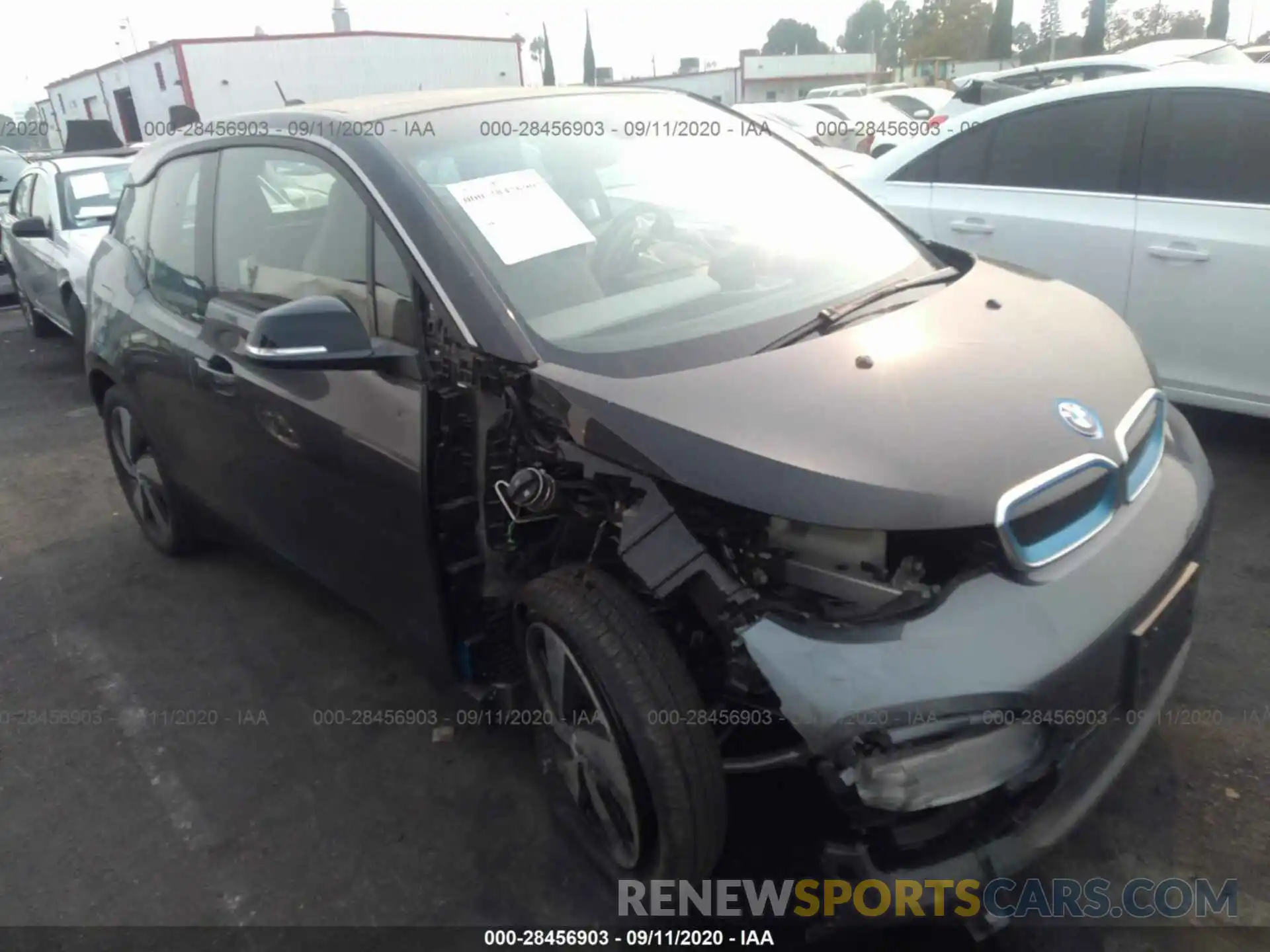 1 Photograph of a damaged car WBY8P4C06L7G06613 BMW I3 2020