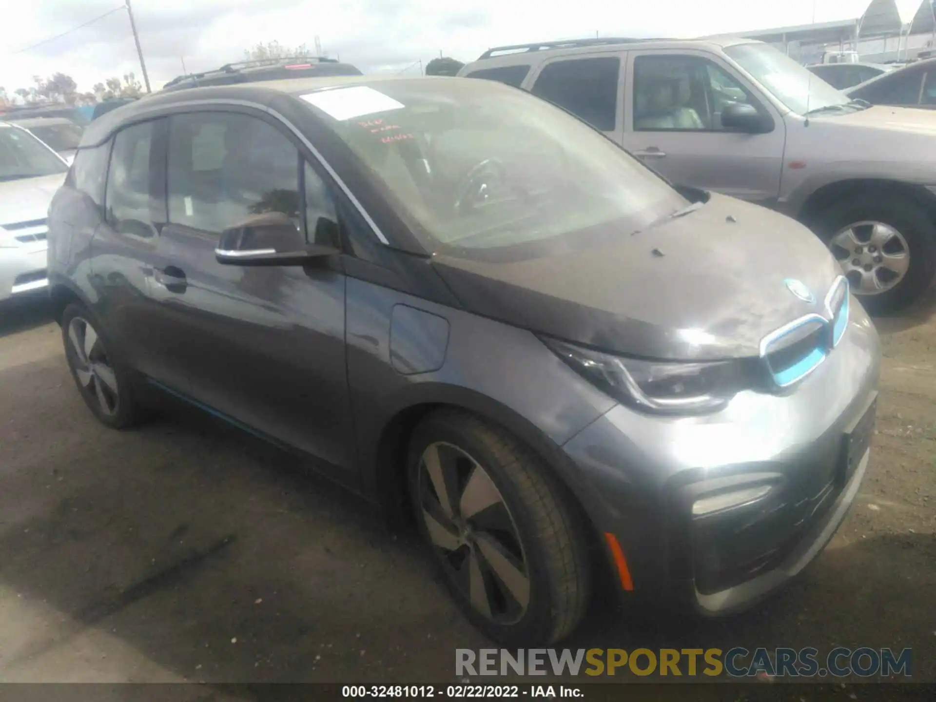 1 Photograph of a damaged car WBY8P4C07L7G74404 BMW I3 2020