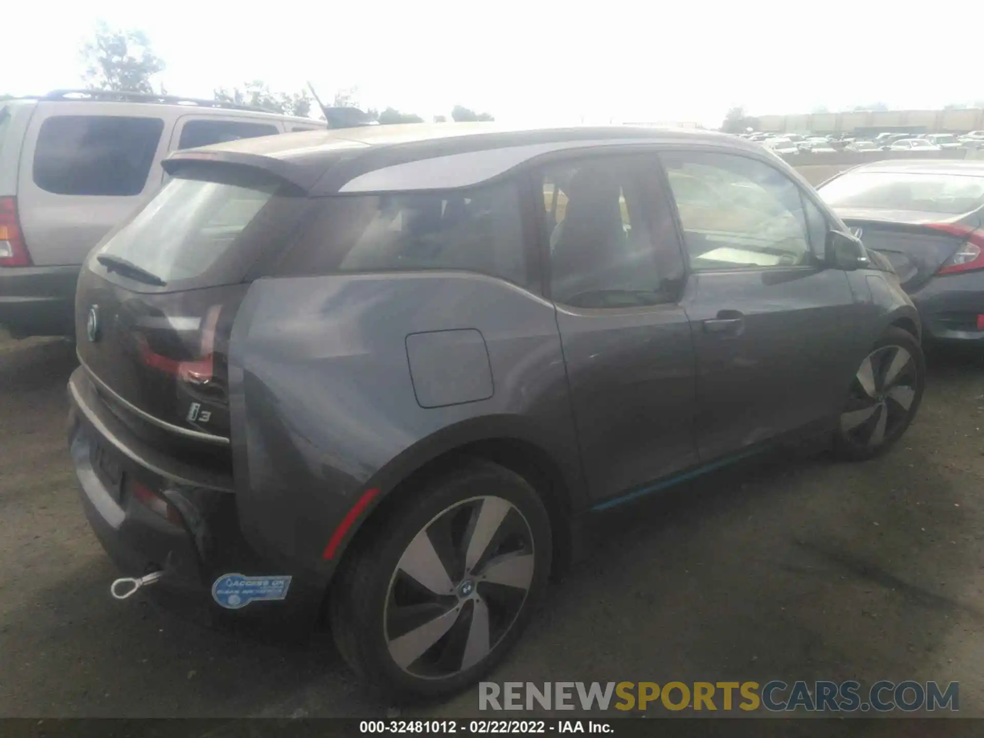 4 Photograph of a damaged car WBY8P4C07L7G74404 BMW I3 2020