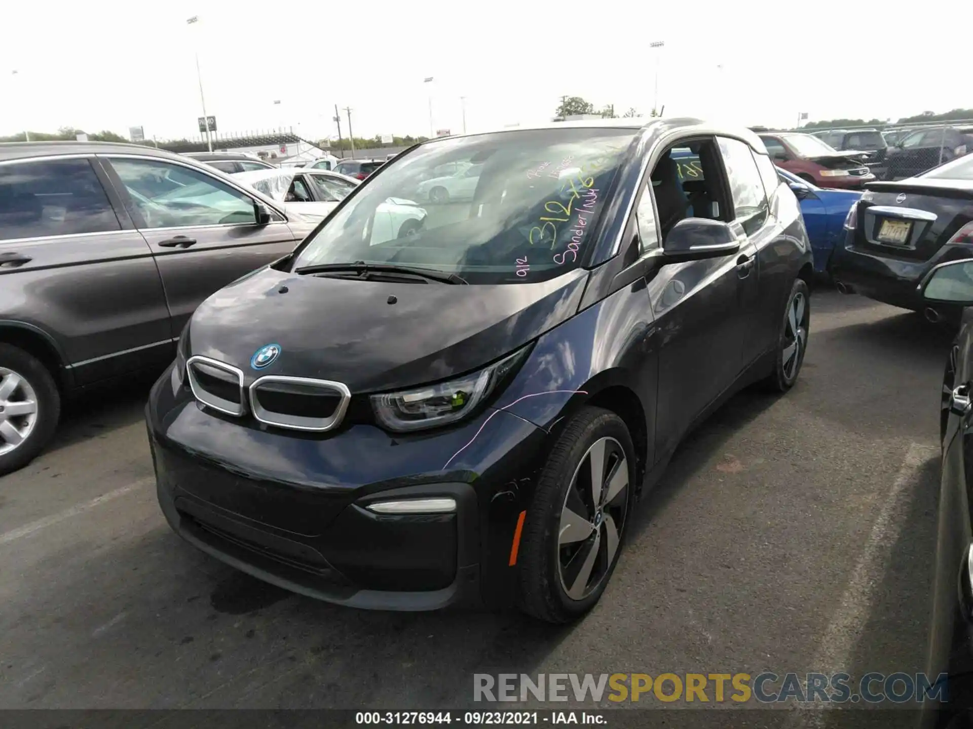 2 Photograph of a damaged car WBY8P4C08L7G30847 BMW I3 2020