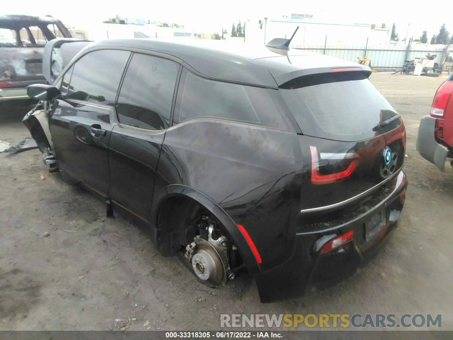 3 Photograph of a damaged car WBY8P6C00L7G17344 BMW I3 2020