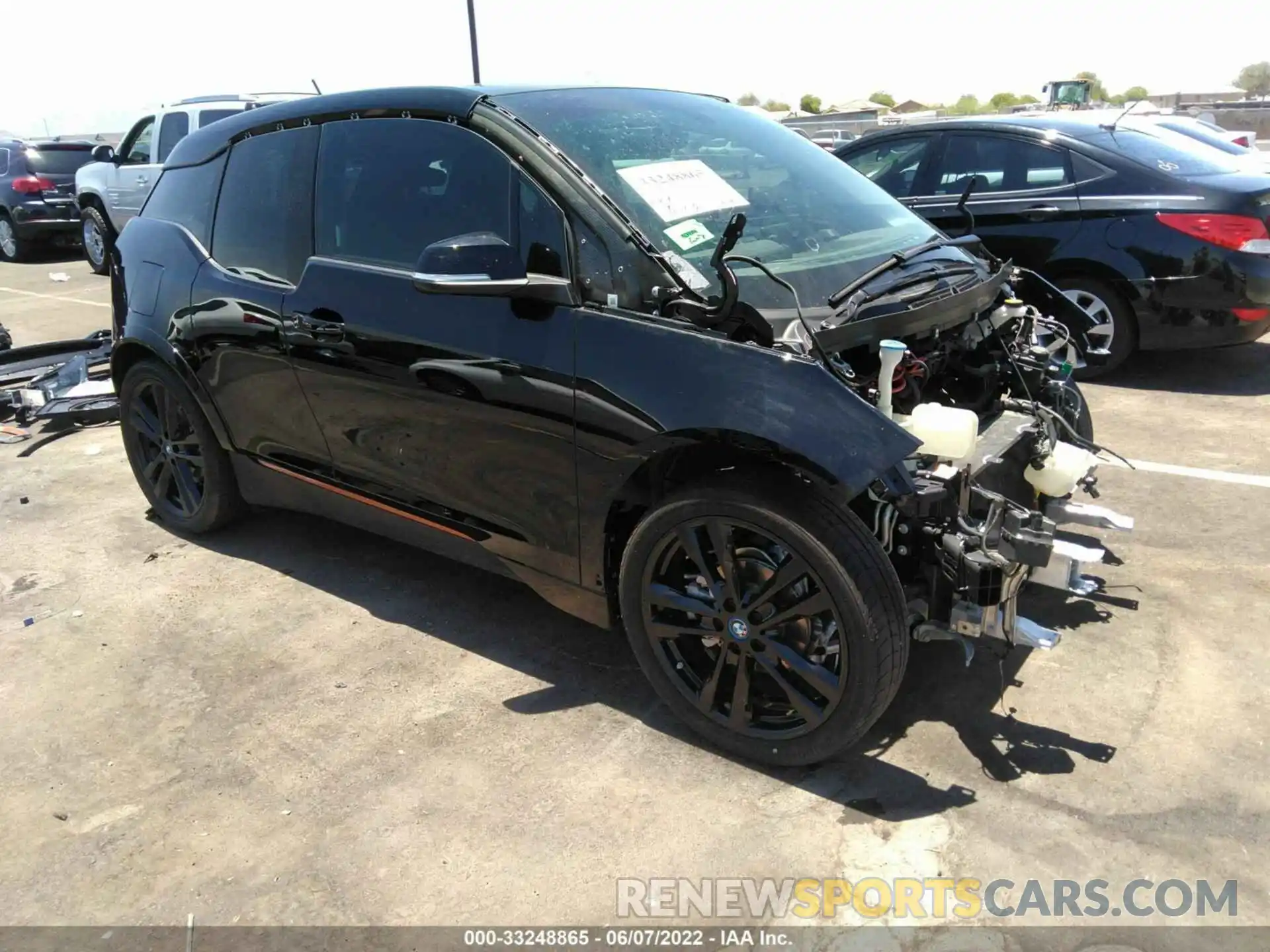 1 Photograph of a damaged car WBY8P6C06L7F80655 BMW I3 2020