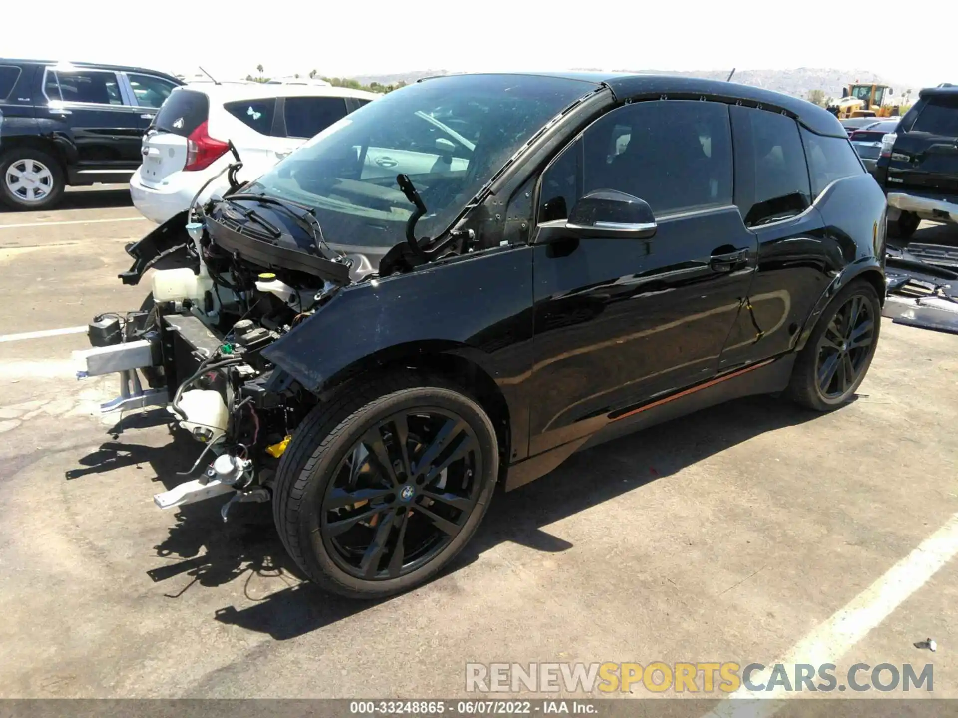 2 Photograph of a damaged car WBY8P6C06L7F80655 BMW I3 2020