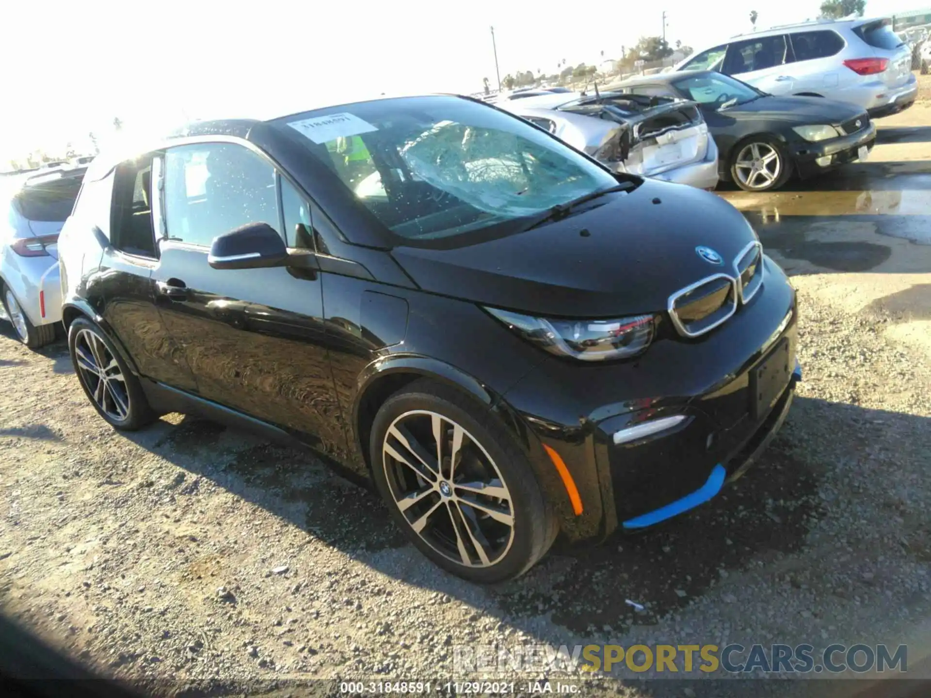 1 Photograph of a damaged car WBY8P8C00L7G88541 BMW I3 2020