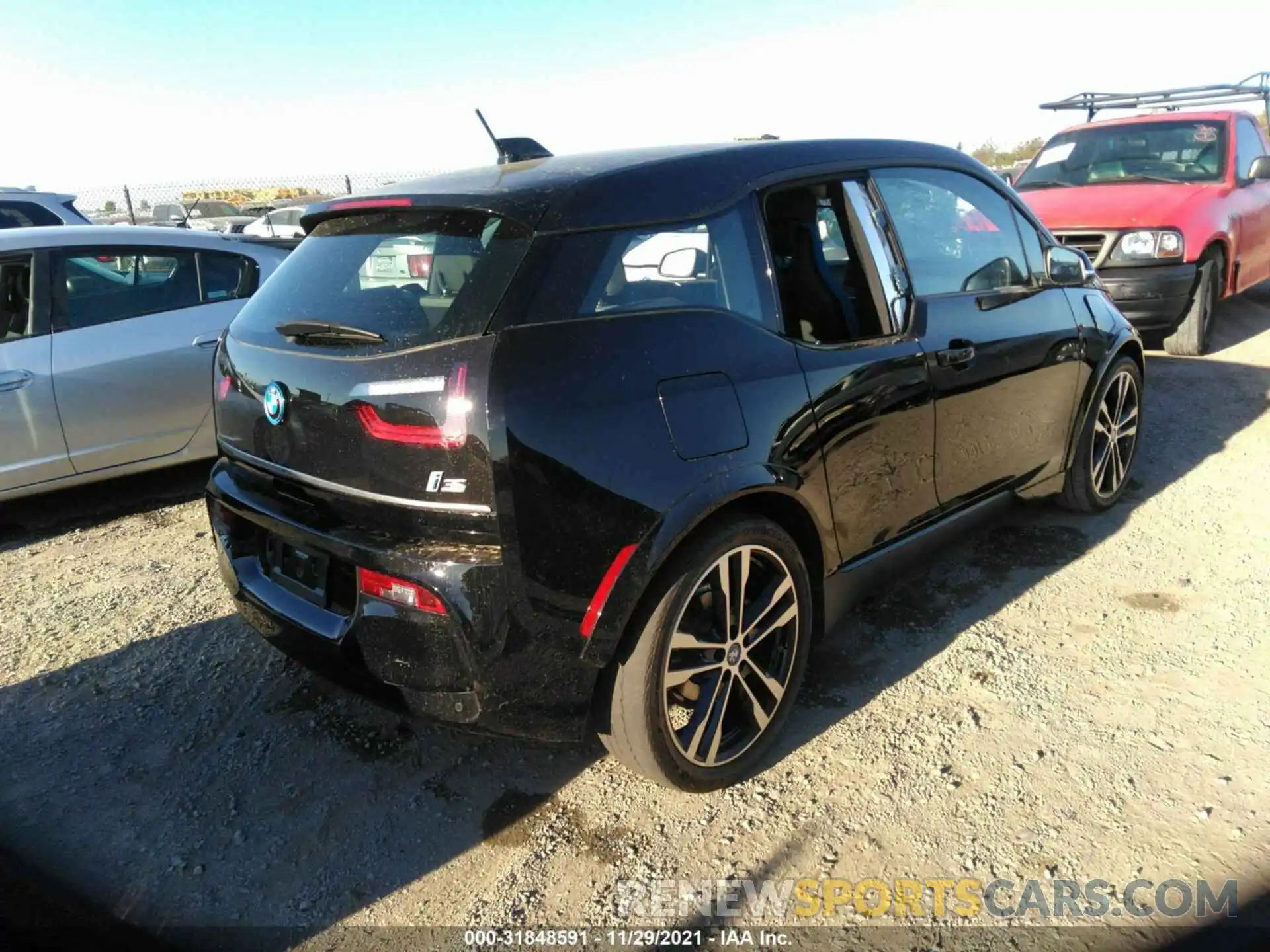 4 Photograph of a damaged car WBY8P8C00L7G88541 BMW I3 2020