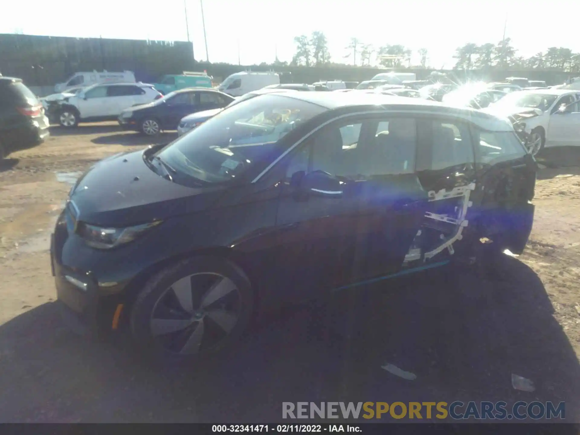 2 Photograph of a damaged car WBY8P2C0XM7H69786 BMW I3 2021