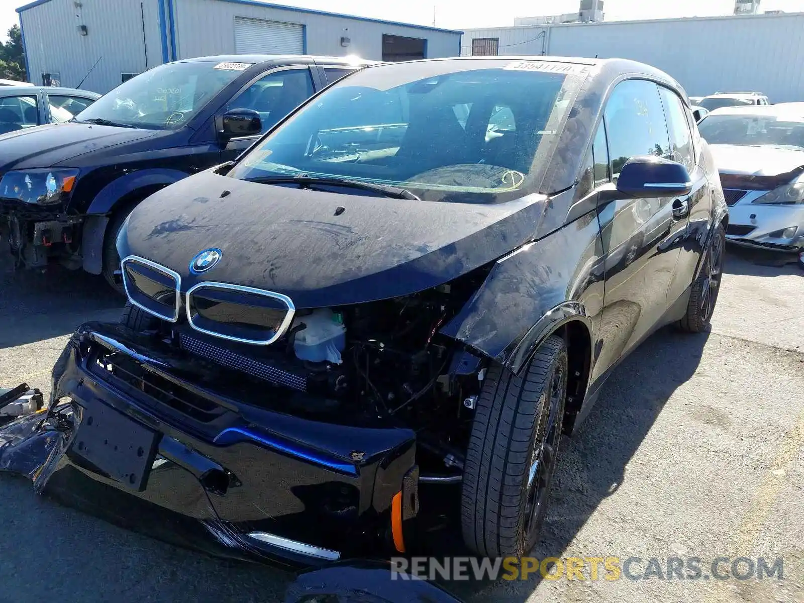 2 Photograph of a damaged car WBY8P6C52KVE42522 BMW I3 S BEV 2019
