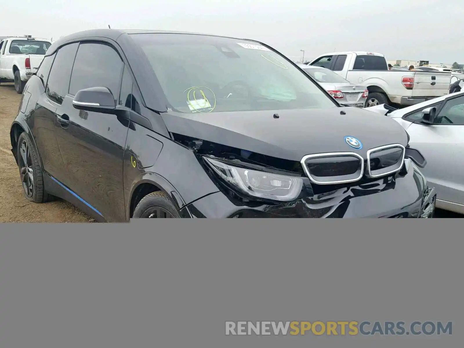 1 Photograph of a damaged car WBY8P8C50K7D00055 BMW I3 S REX 2019