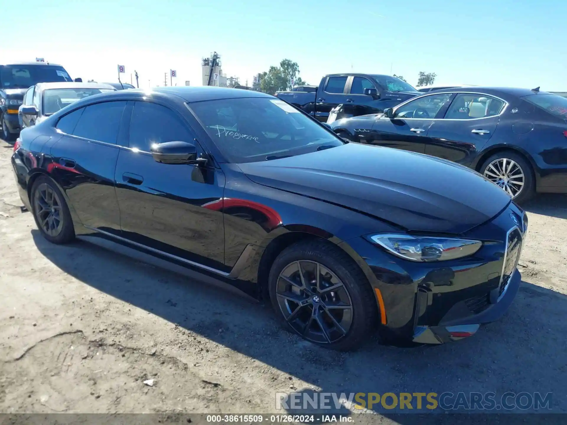 1 Photograph of a damaged car WBY73AW02PFR35500 BMW I4 2023