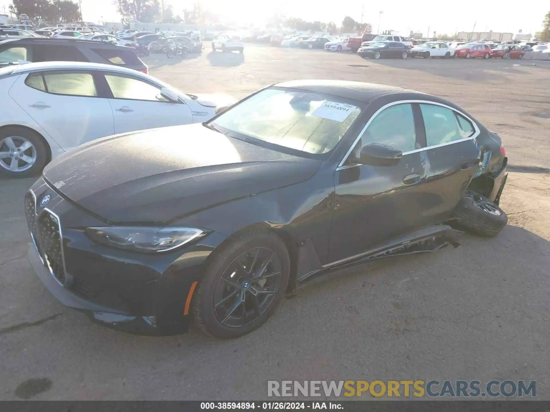 2 Photograph of a damaged car WBY73AW04RFR63799 BMW I4 2024