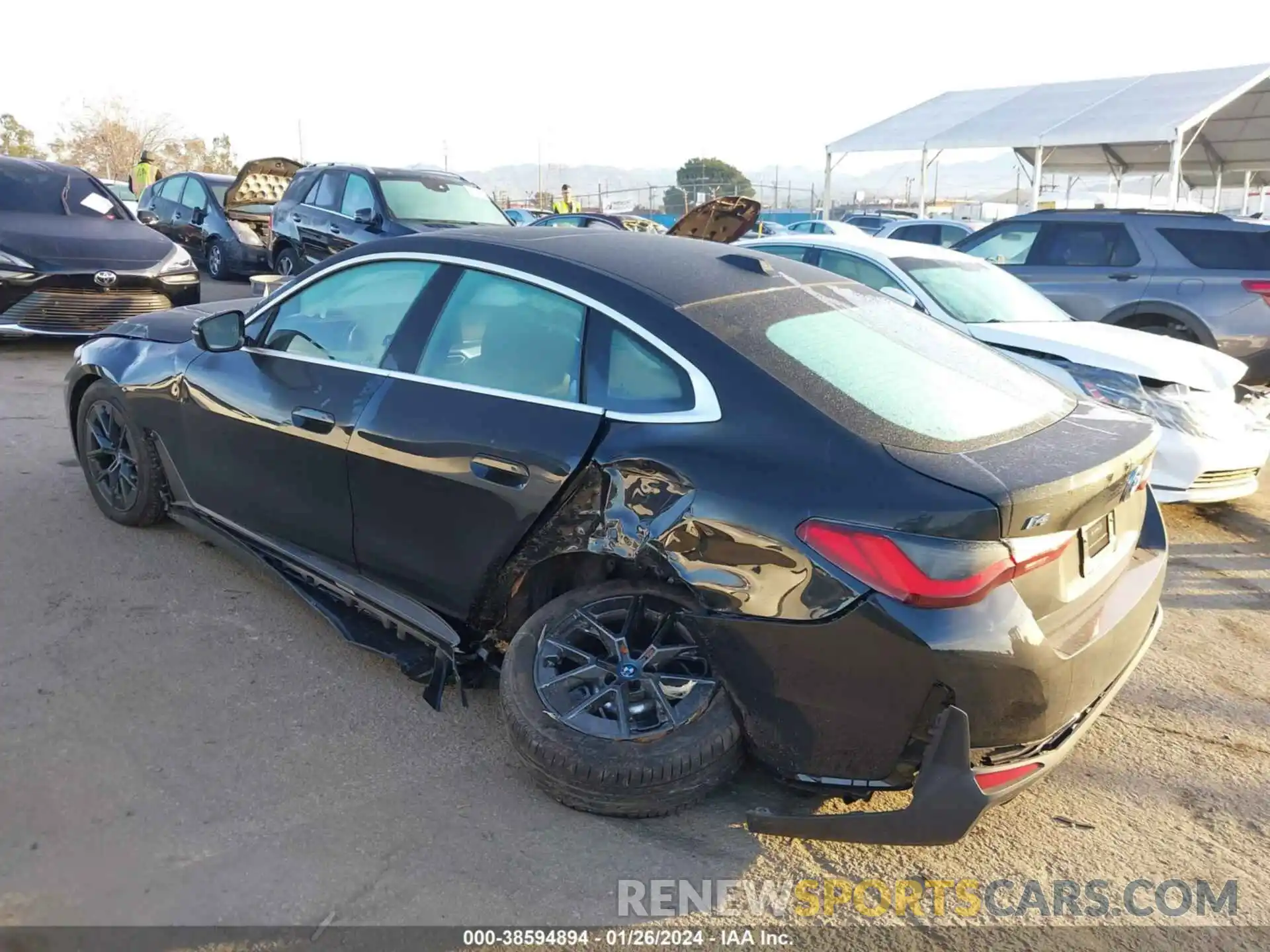 3 Photograph of a damaged car WBY73AW04RFR63799 BMW I4 2024