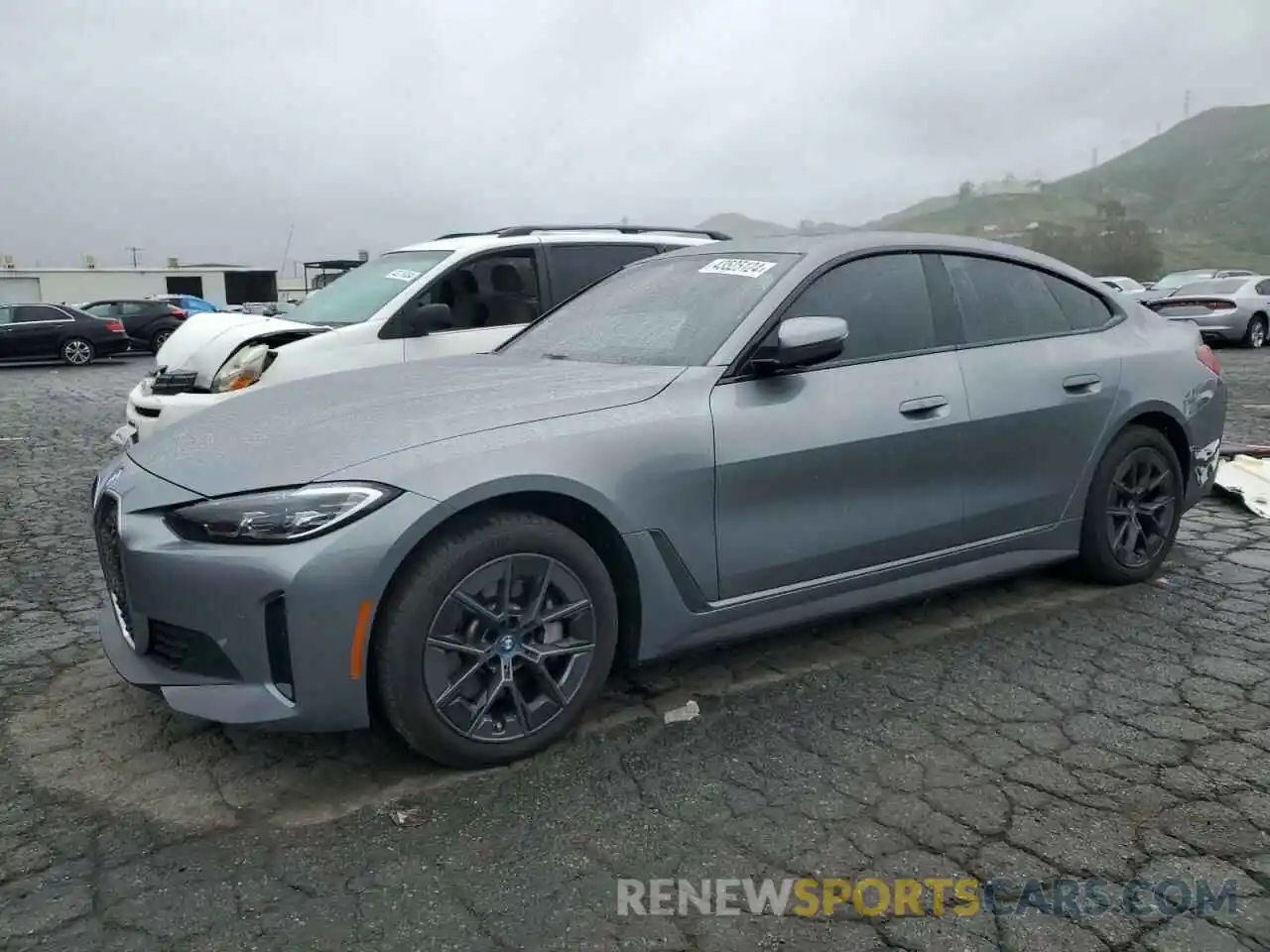 1 Photograph of a damaged car WBY73AW08PFR23464 BMW I4 EDRIVE4 2023