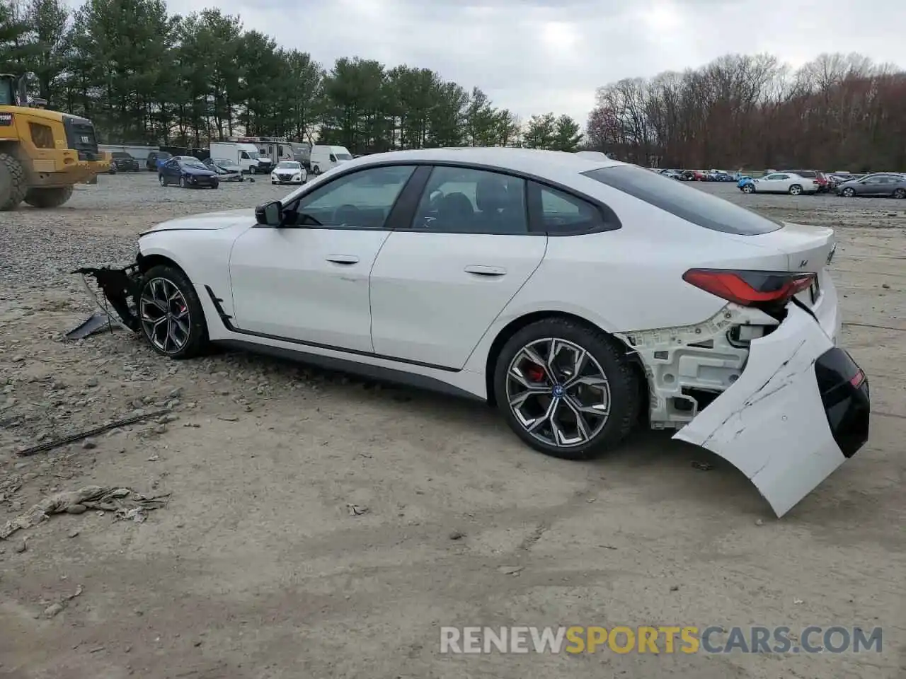 2 Photograph of a damaged car WBY33AW08RFR97064 BMW I4 M50 2024