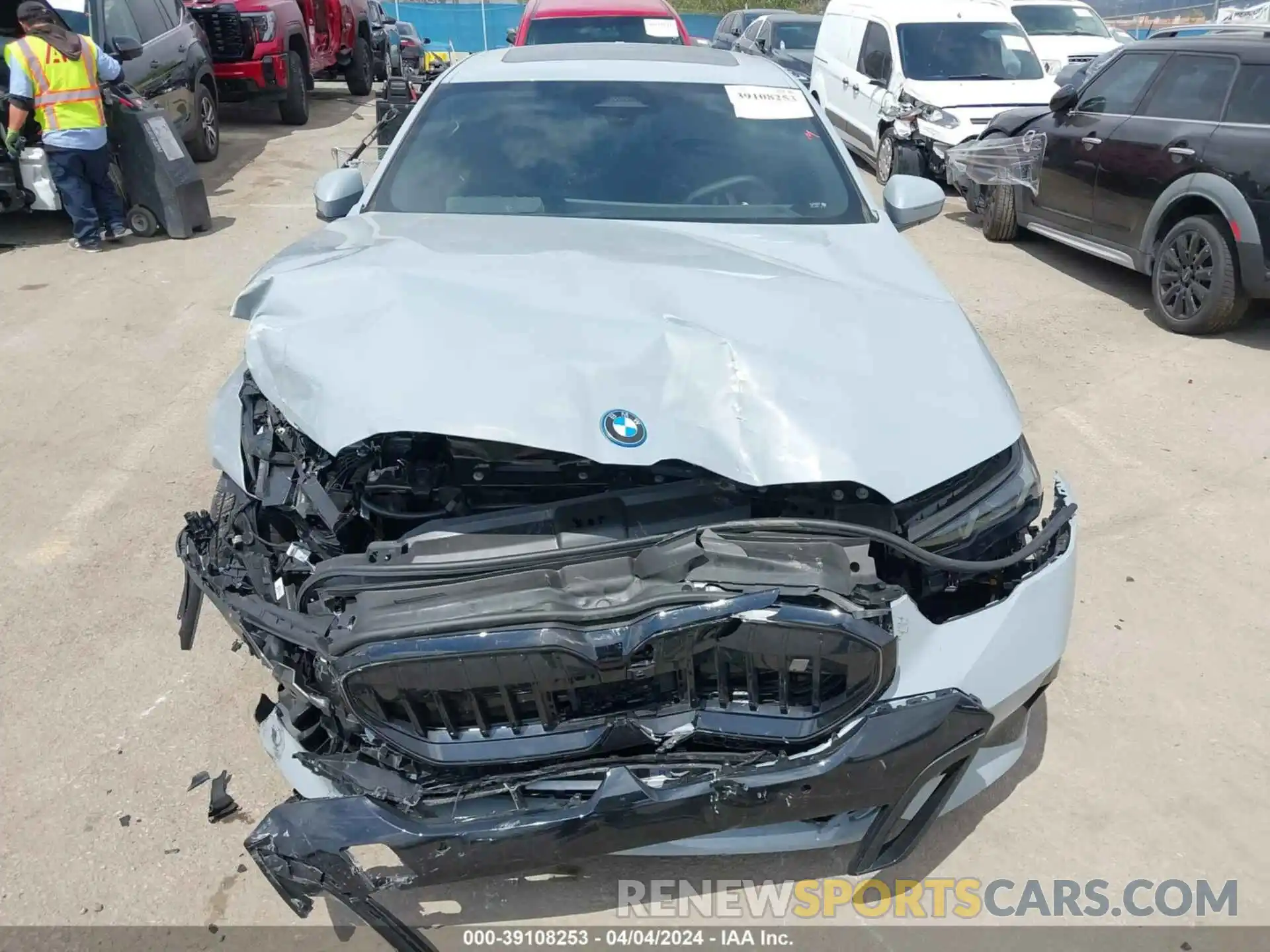 13 Photograph of a damaged car WBY33FK00RCP64106 BMW I5 2024