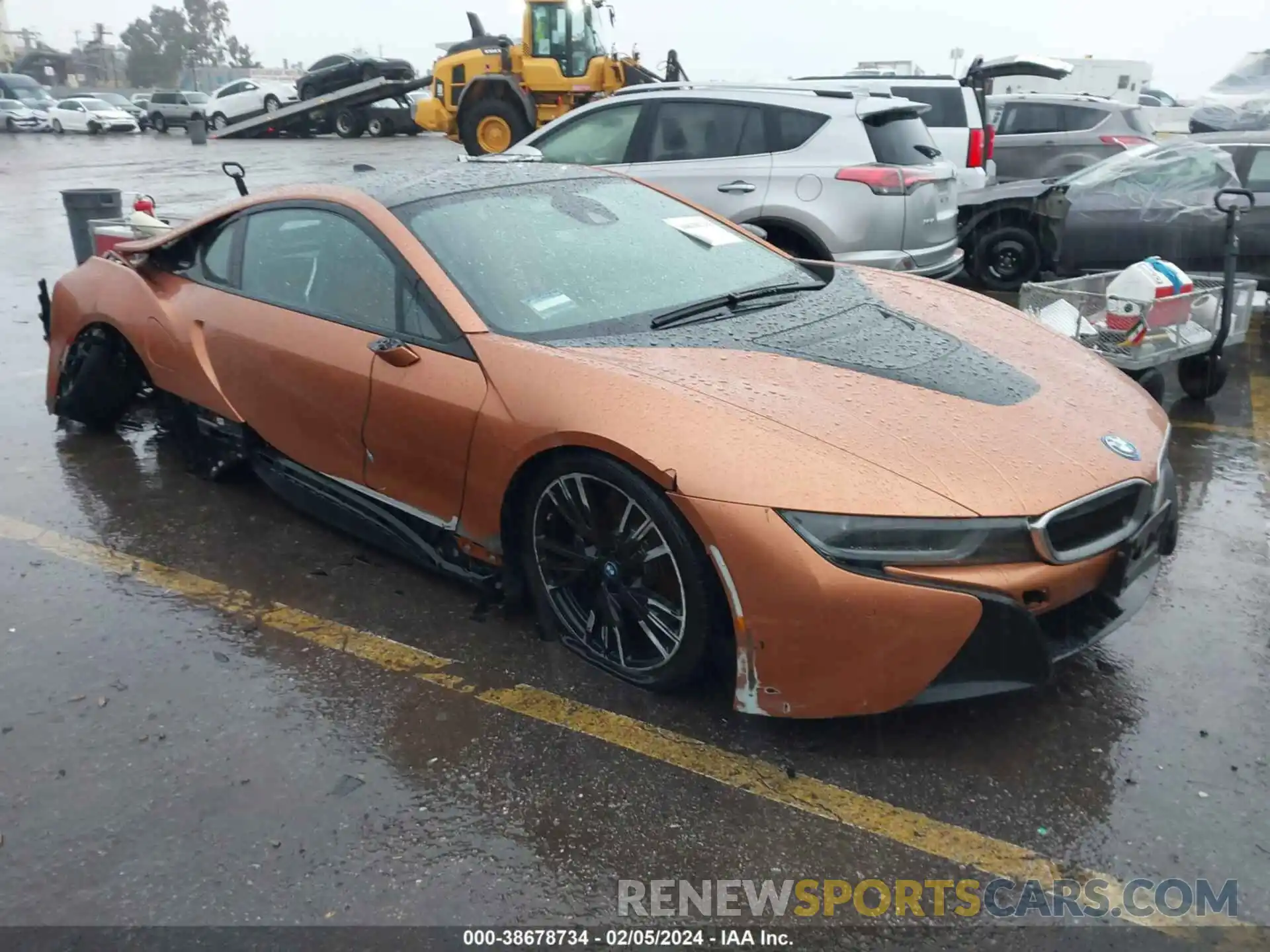 1 Фотография поврежденного автомобиля WBY2Z4C52KVB81753 BMW I8 2019