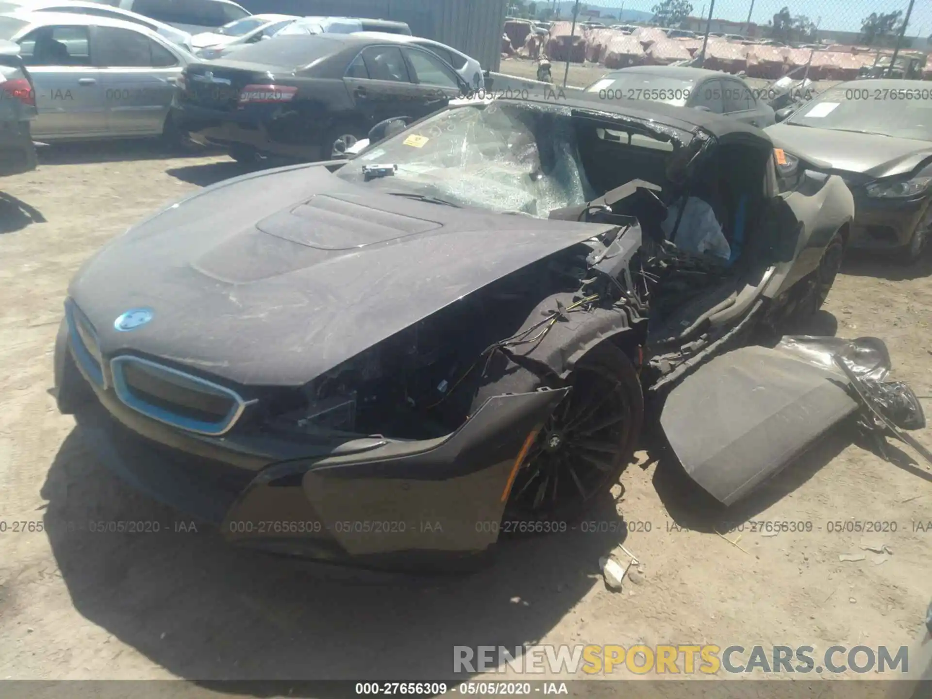 2 Photograph of a damaged car WBY2Z6C53K7E15060 BMW I8 2019