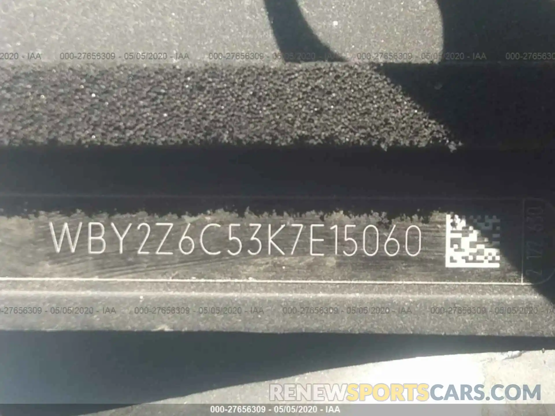 9 Photograph of a damaged car WBY2Z6C53K7E15060 BMW I8 2019