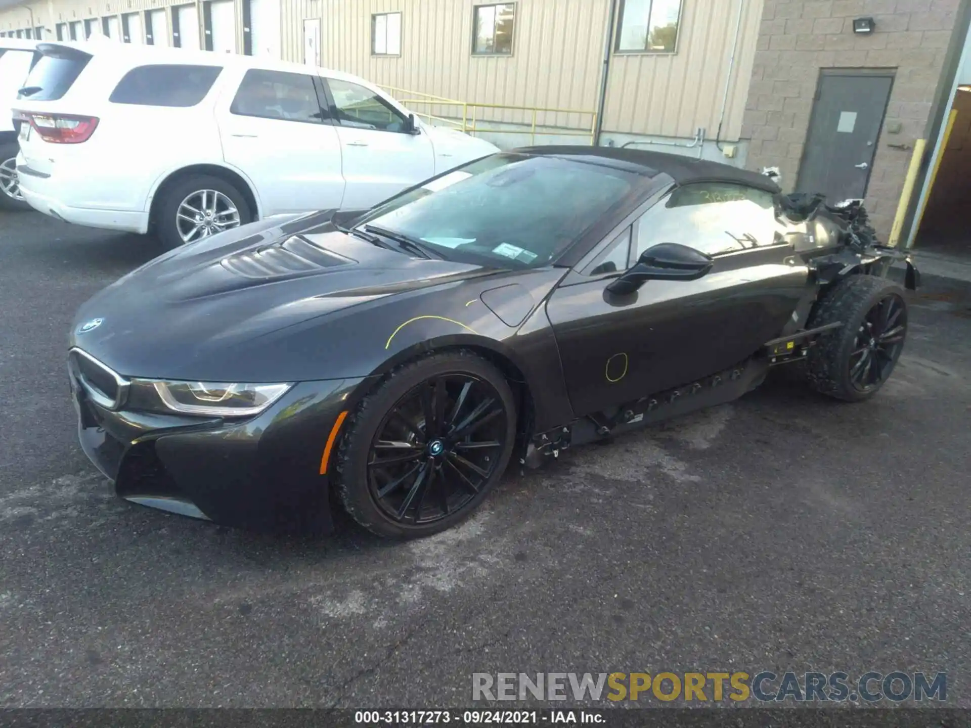 2 Photograph of a damaged car WBY2Z6C58K7D82475 BMW I8 2019