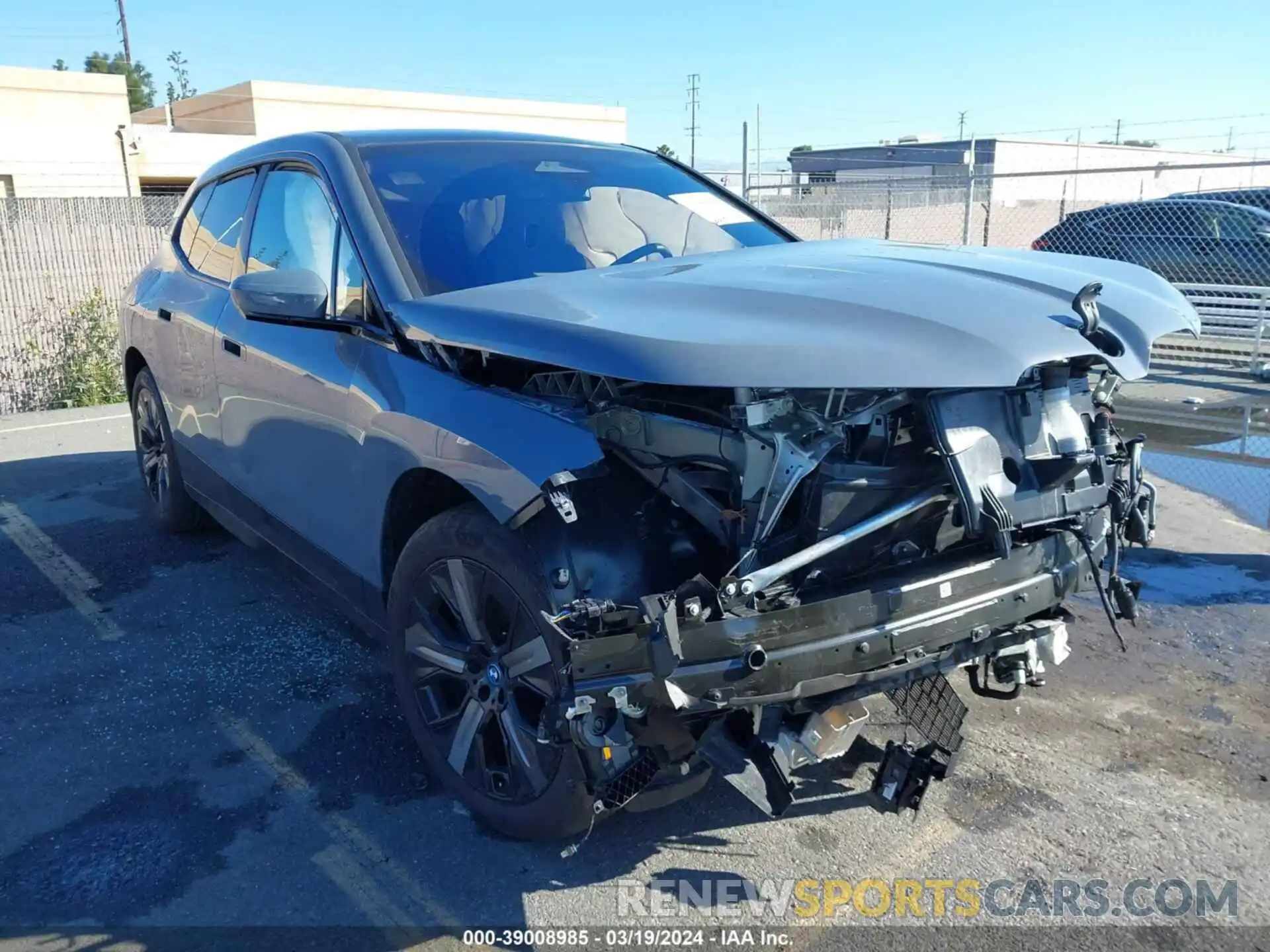 1 Photograph of a damaged car WB523CF03PCM03130 BMW IX 2023