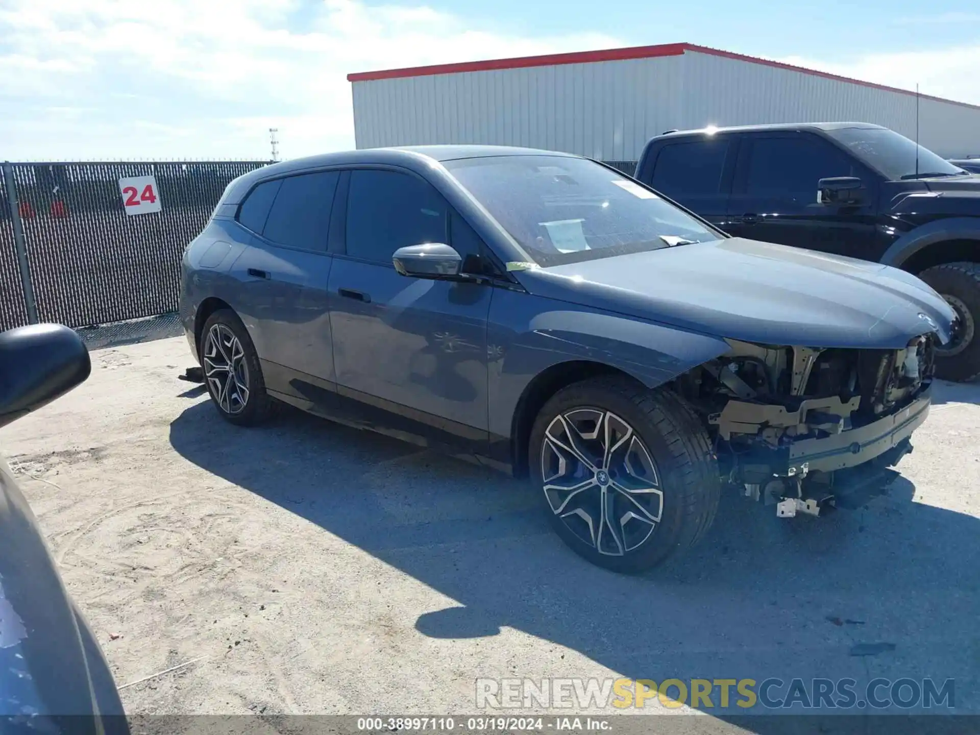 1 Photograph of a damaged car WB523CF0XRCP20986 BMW IX 2024