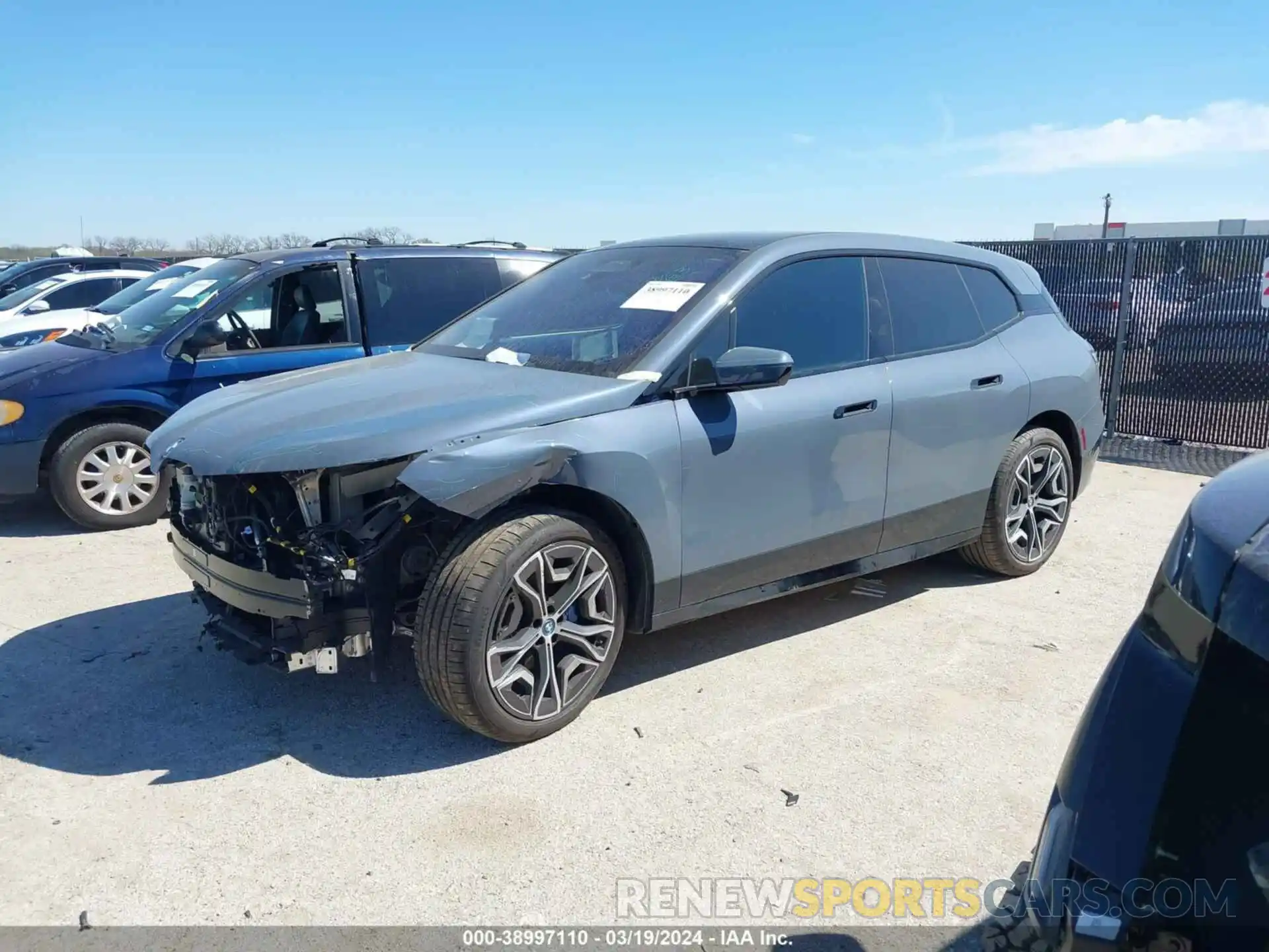 2 Photograph of a damaged car WB523CF0XRCP20986 BMW IX 2024