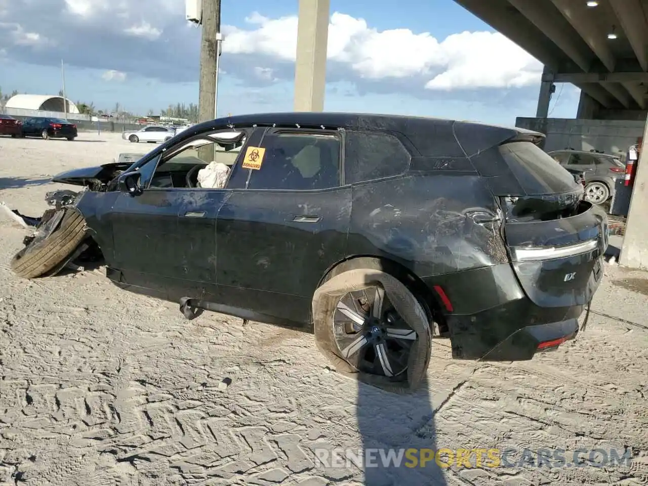 2 Photograph of a damaged car WB523CF05RCP34441 BMW IX XDRIVE5 2024