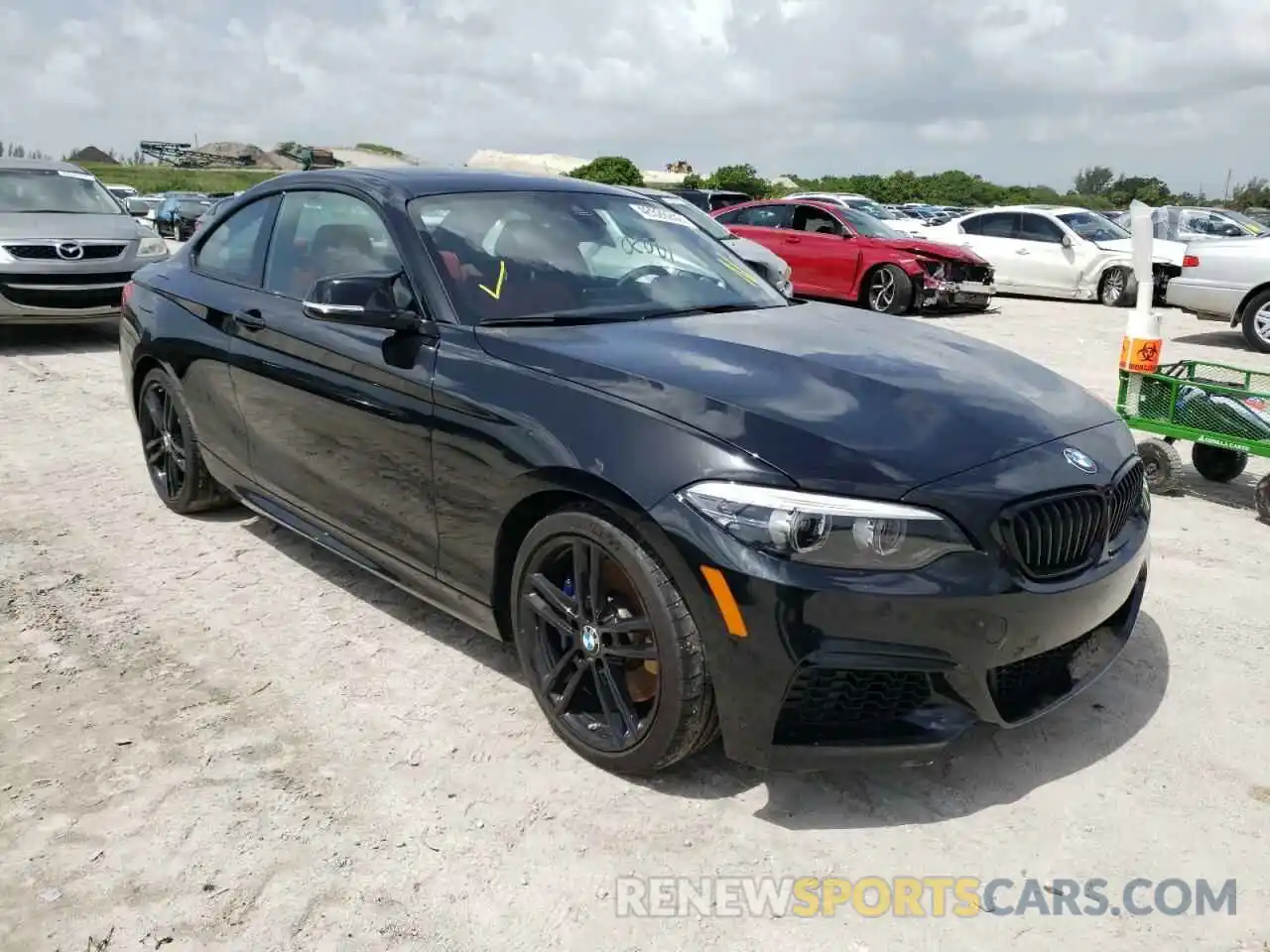 1 Photograph of a damaged car WBA2J5C51KVC07982 BMW M2 2019