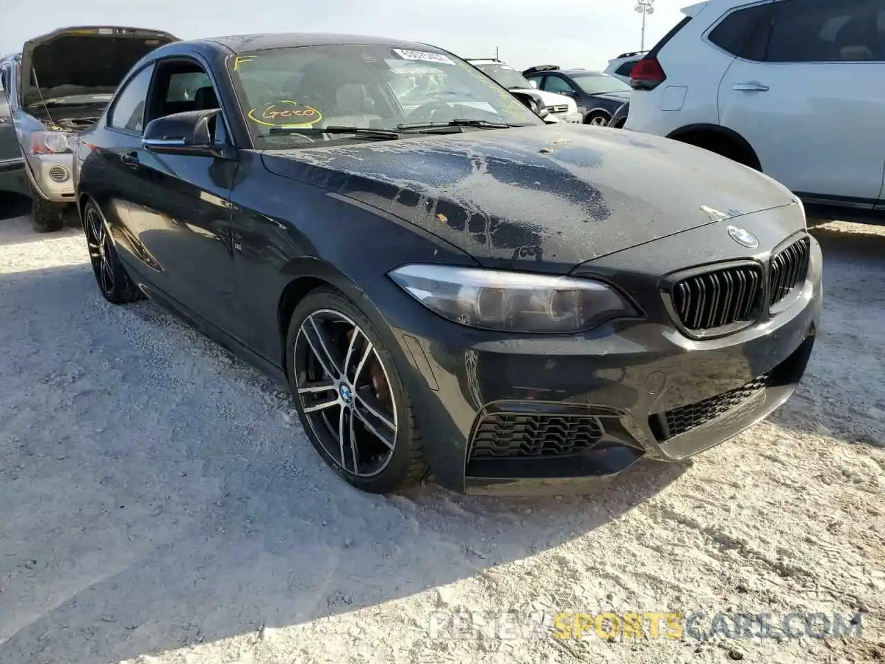 1 Photograph of a damaged car WBA2J5C57KVC07873 BMW M2 2019