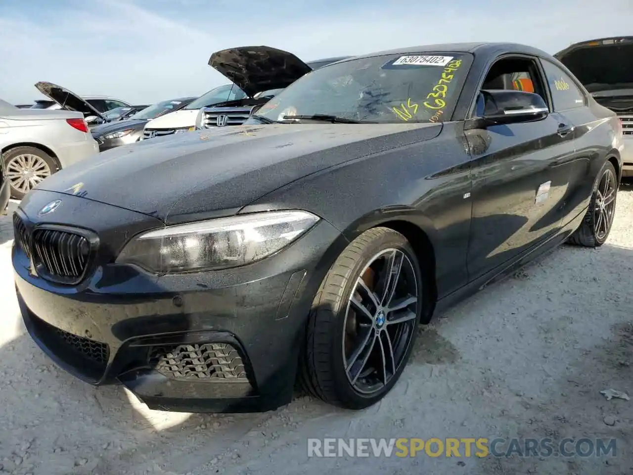 2 Photograph of a damaged car WBA2J5C57KVC07873 BMW M2 2019