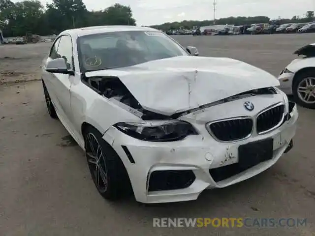 1 Photograph of a damaged car WBA2J5C57KVC07940 BMW M2 2019