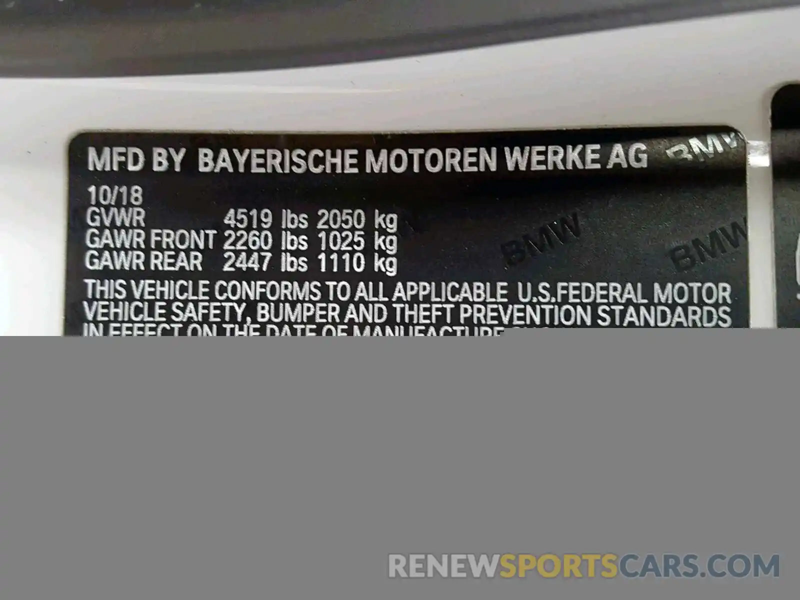 10 Фотография поврежденного автомобиля WBA2J7C54KVD61274 BMW M2 2019