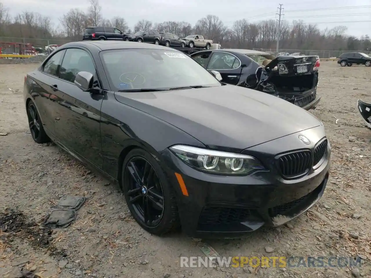 1 Photograph of a damaged car WBA2J7C56KVD61065 BMW M2 2019