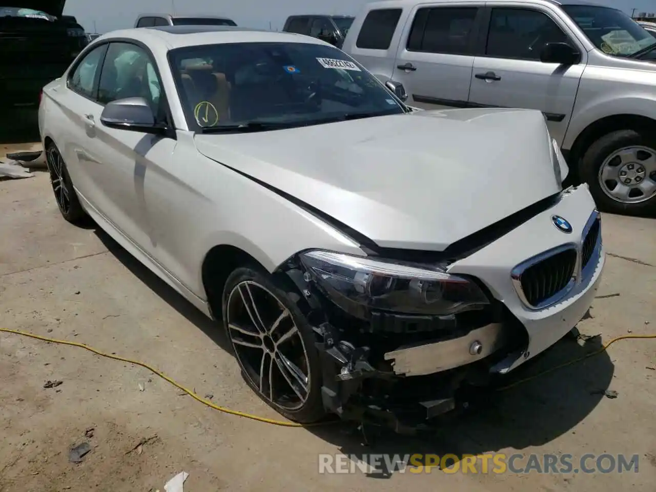 1 Photograph of a damaged car WBA2J7C57K7D23297 BMW M2 2019