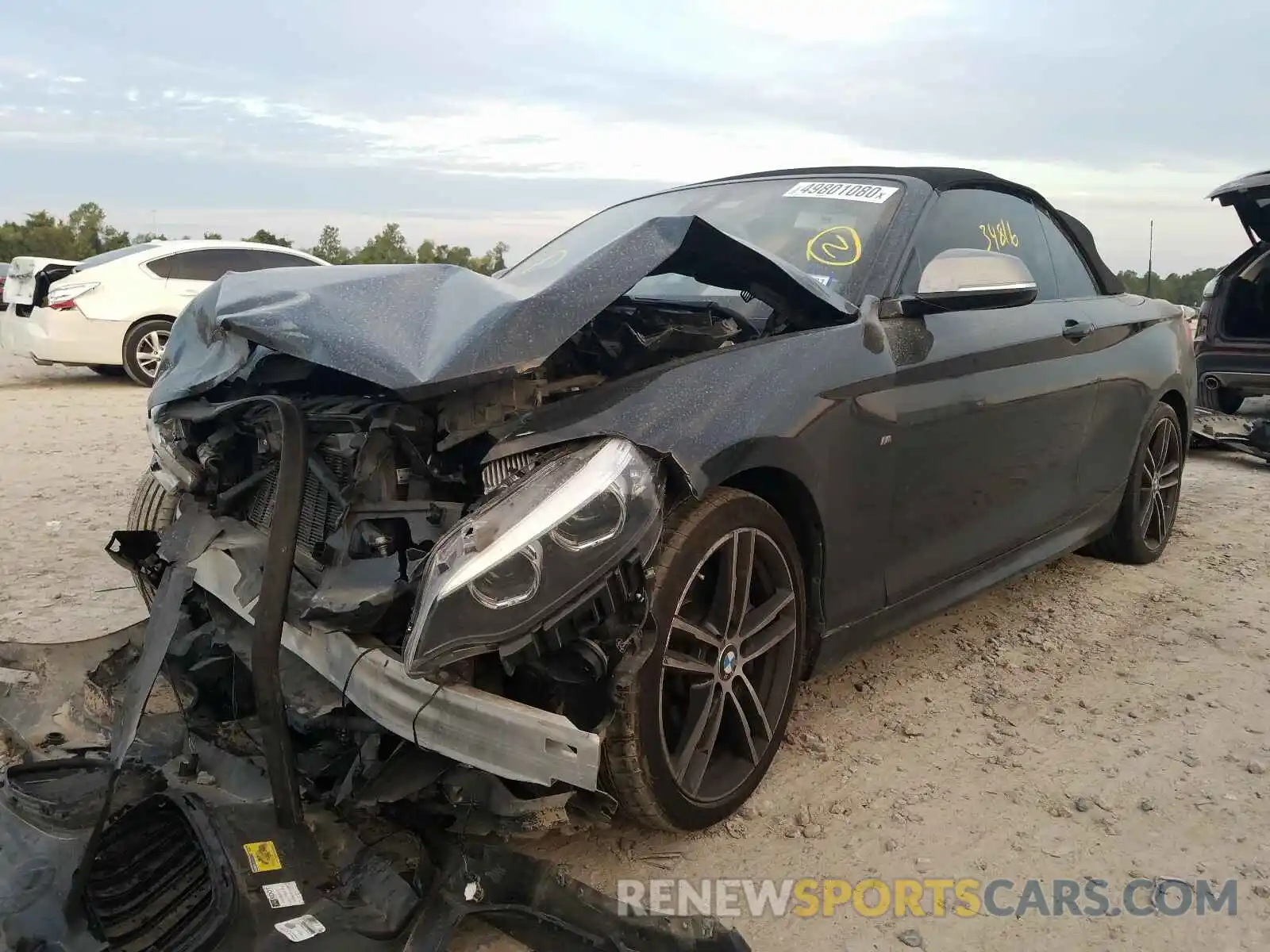 2 Photograph of a damaged car WBA2N1C51KVC28490 BMW M2 2019