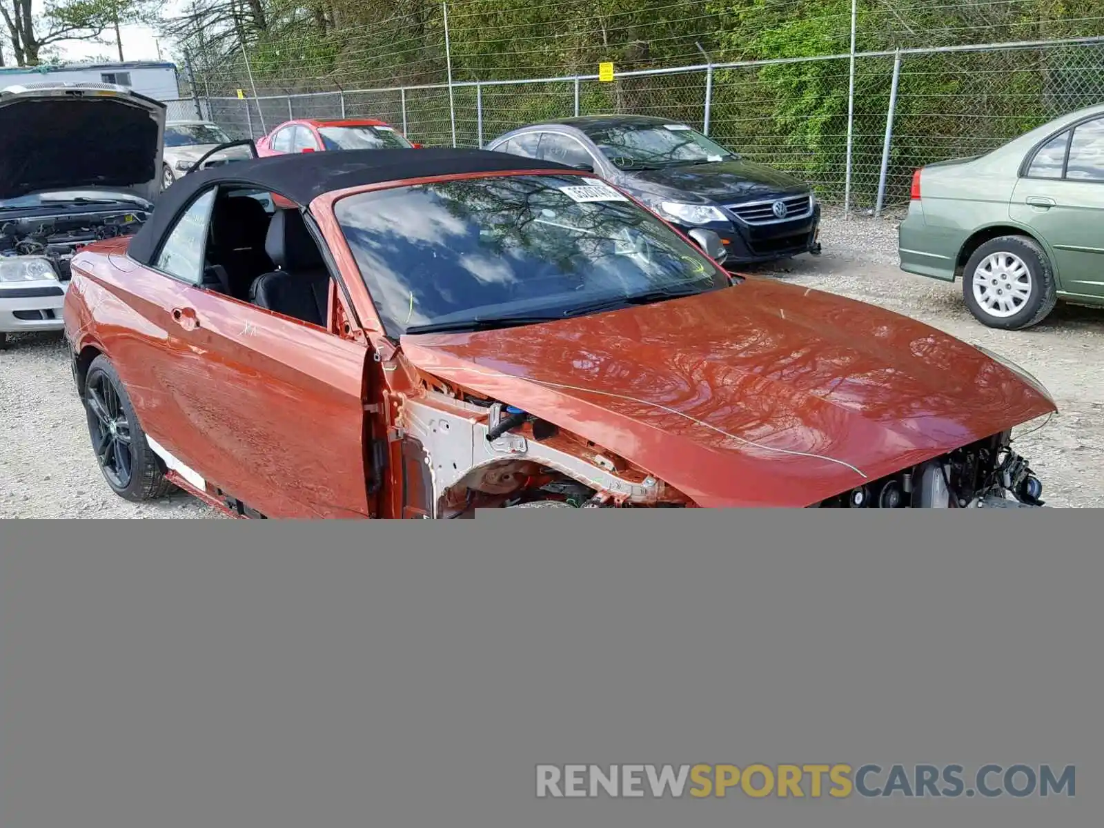 1 Photograph of a damaged car WBA2N3C54KVJ57360 BMW M2 2019