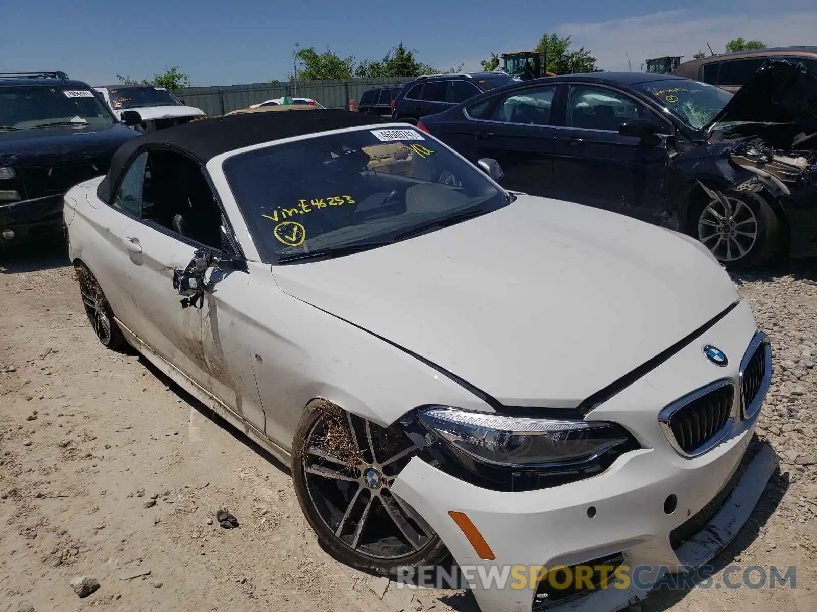 1 Photograph of a damaged car WBA2N3C59KVE46253 BMW M2 2019