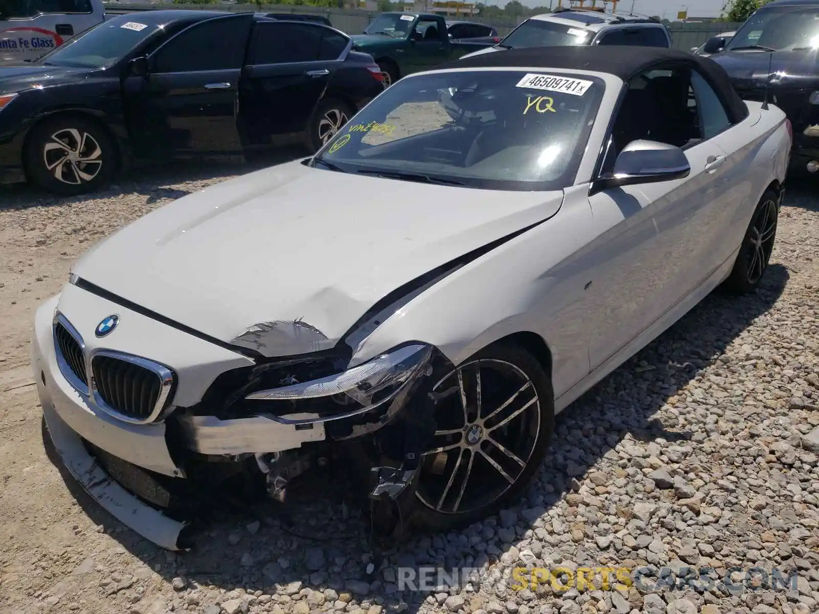 2 Photograph of a damaged car WBA2N3C59KVE46253 BMW M2 2019