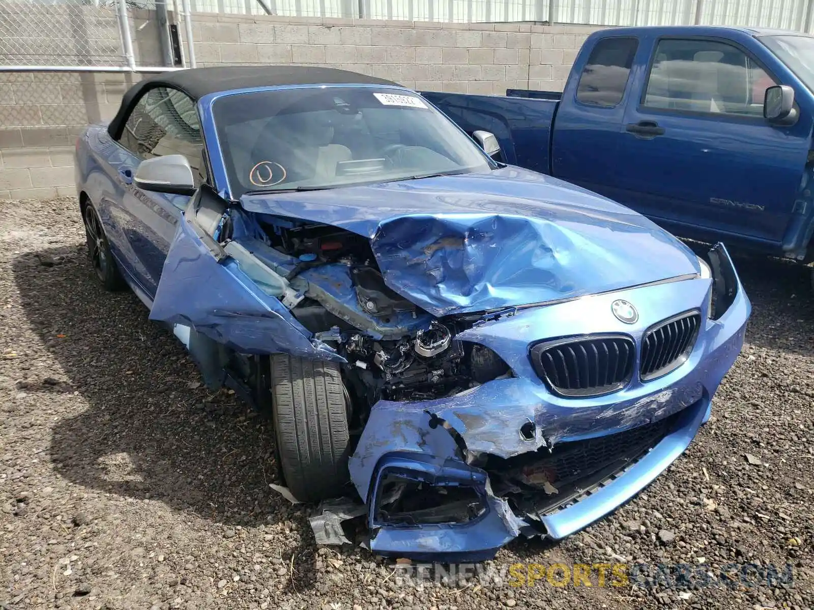 1 Photograph of a damaged car WBA2N3C59KVE46317 BMW M2 2019