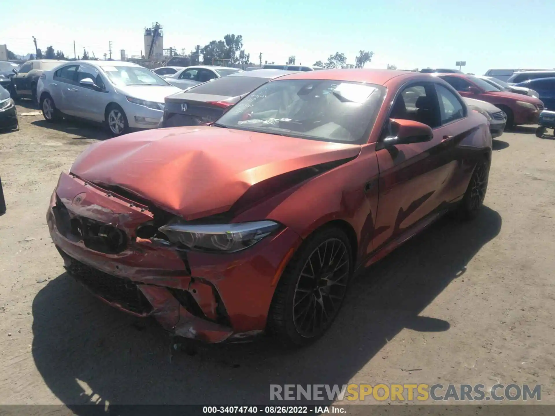 2 Photograph of a damaged car WBS2U7C50KVB09198 BMW M2 2019