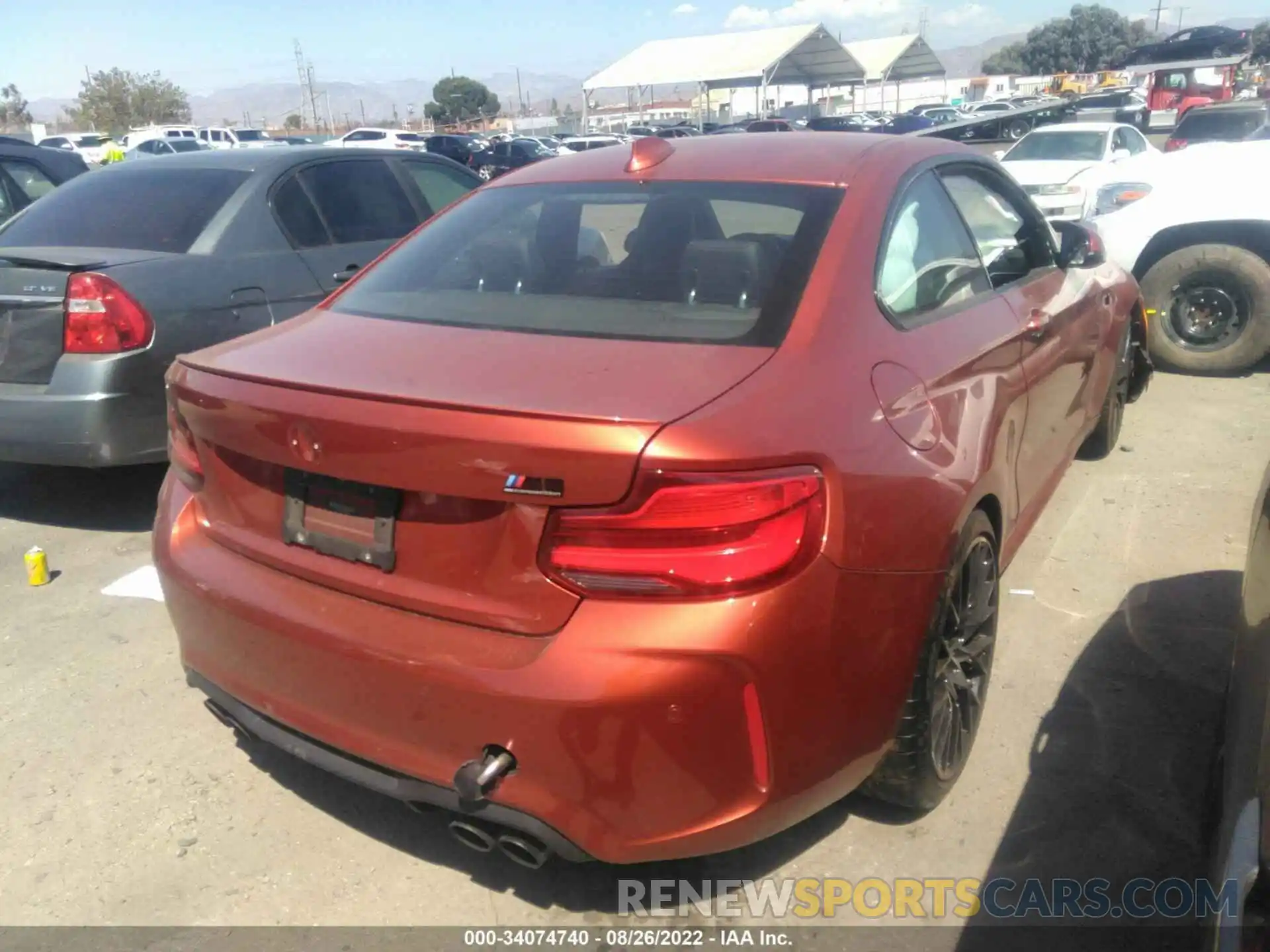 4 Photograph of a damaged car WBS2U7C50KVB09198 BMW M2 2019