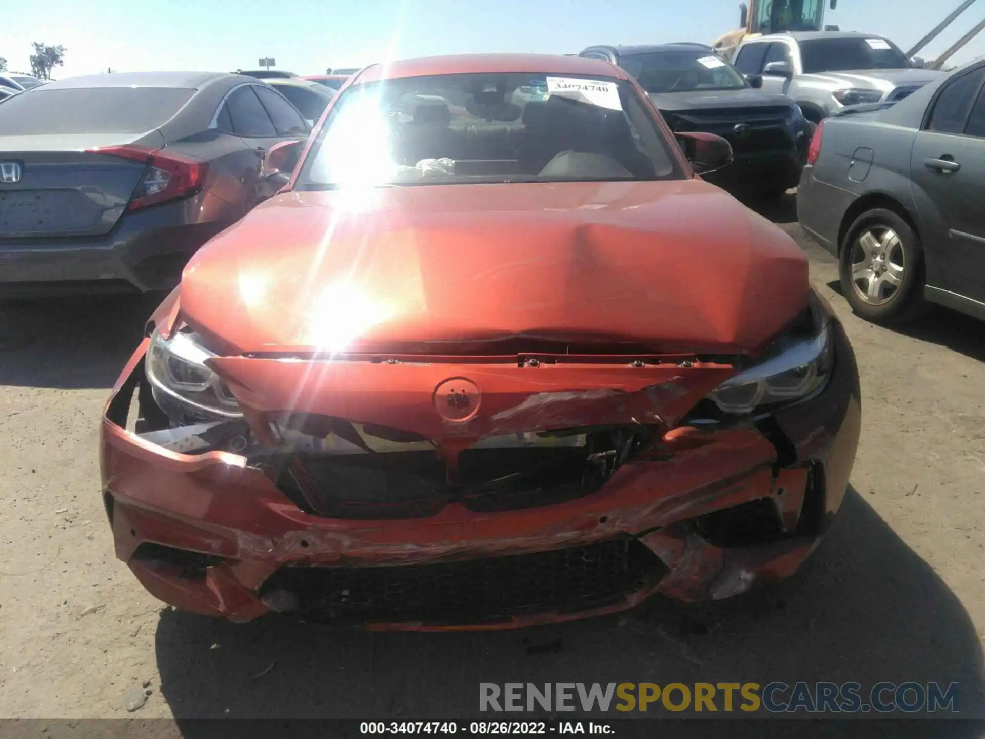 6 Photograph of a damaged car WBS2U7C50KVB09198 BMW M2 2019