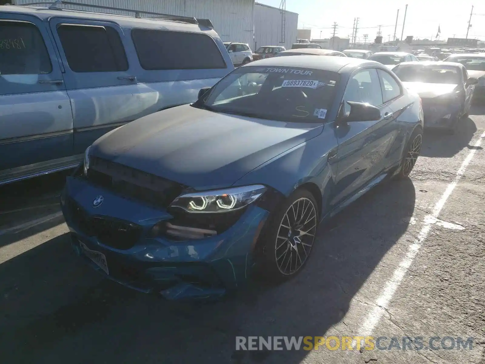 2 Photograph of a damaged car WBS2U7C51K7D43340 BMW M2 2019