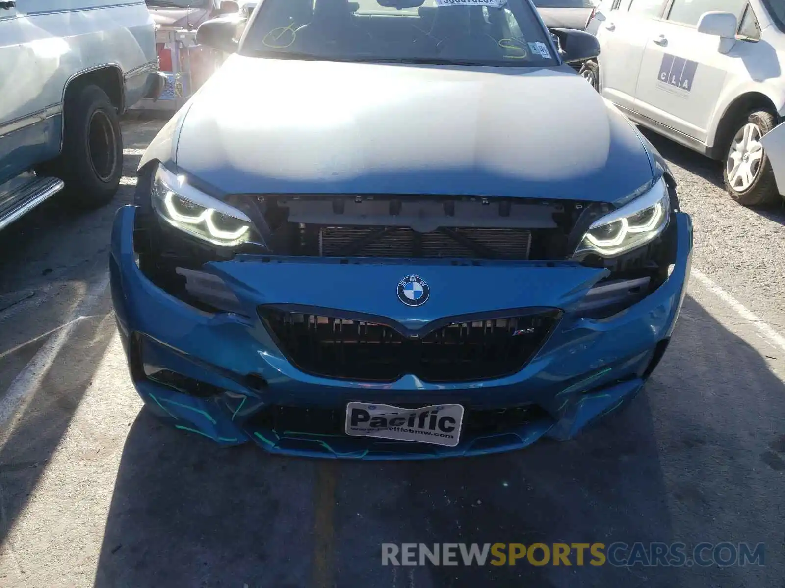 9 Фотография поврежденного автомобиля WBS2U7C51K7D43340 BMW M2 2019
