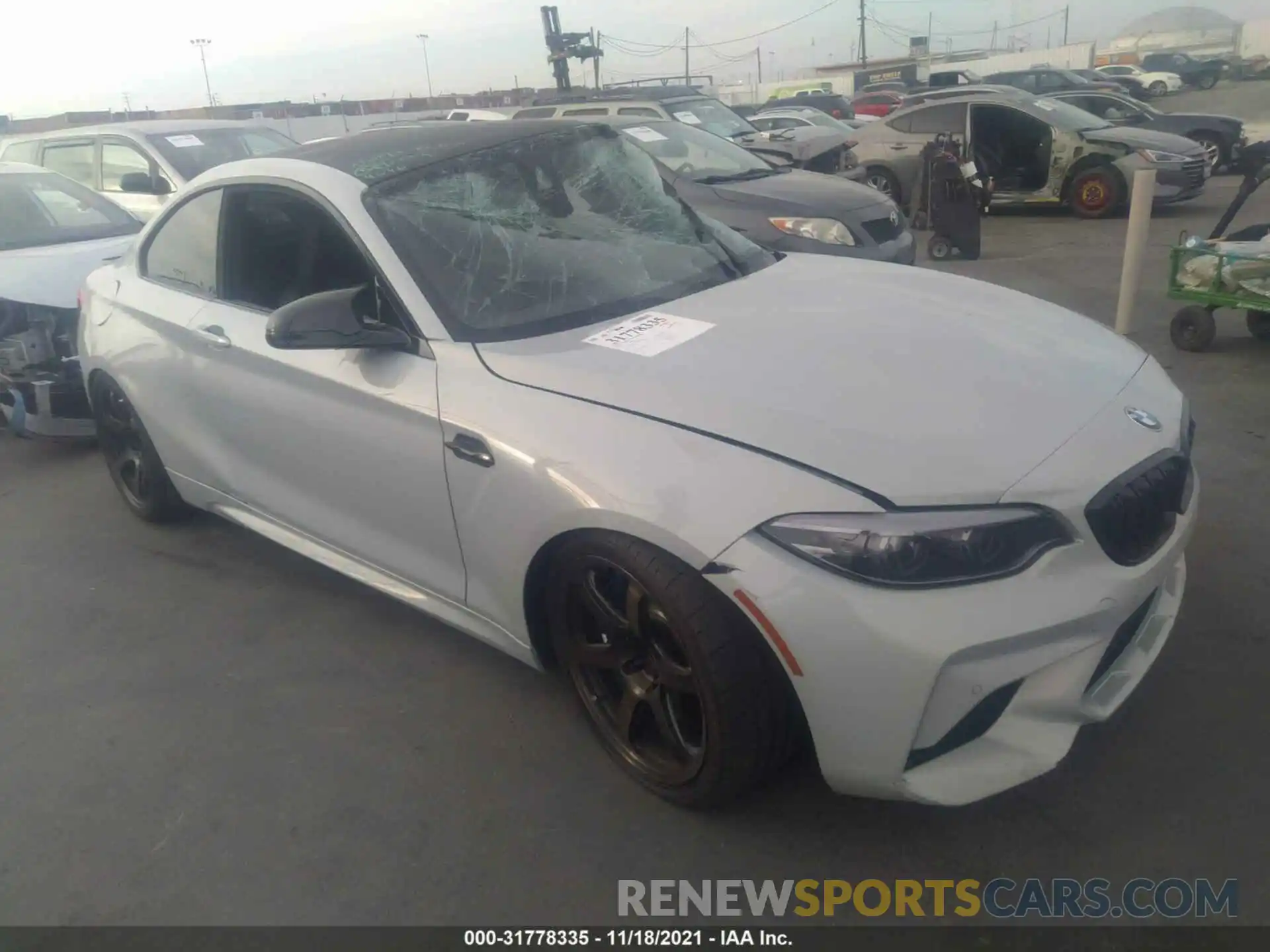 1 Photograph of a damaged car WBS2U7C51KVB08898 BMW M2 2019