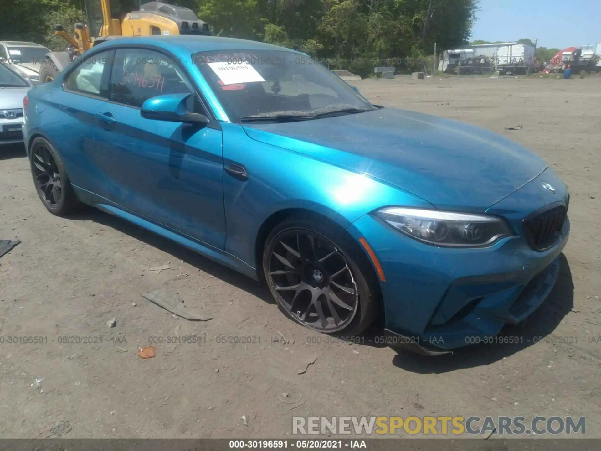 1 Photograph of a damaged car WBS2U7C51KVB09212 BMW M2 2019