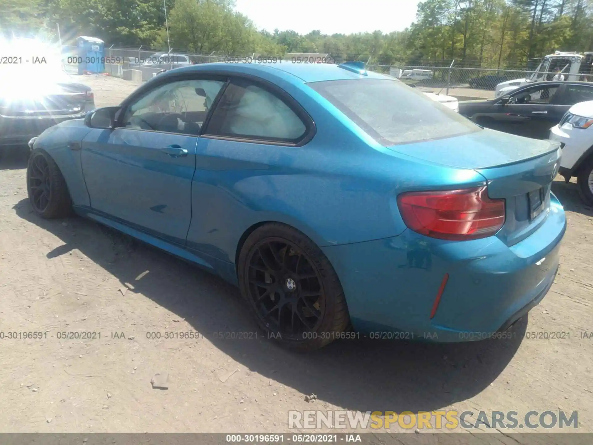 3 Photograph of a damaged car WBS2U7C51KVB09212 BMW M2 2019